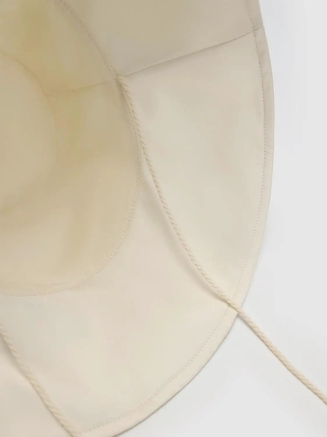 Floral Embroidered Drawstring Bucket Hat