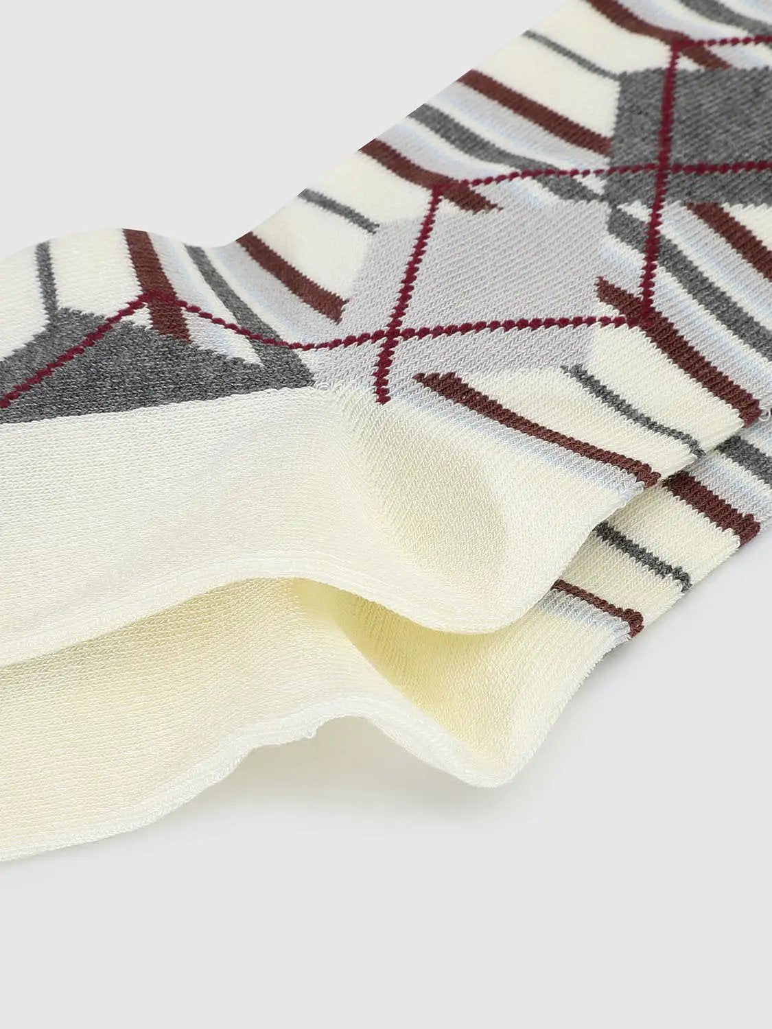 Classic Argyle Pattern Cotton Blend Socks