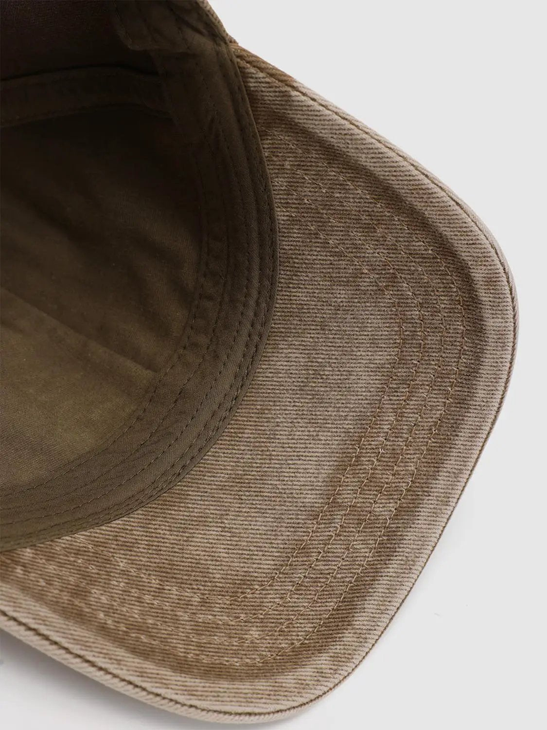 Text Embroidered Washed Cotton Baseball Cap