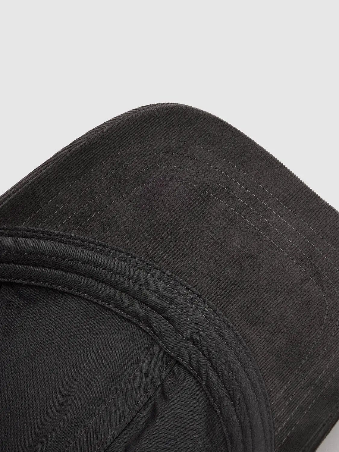 Charcoal Washed Embroidered Cotton Baseball Cap