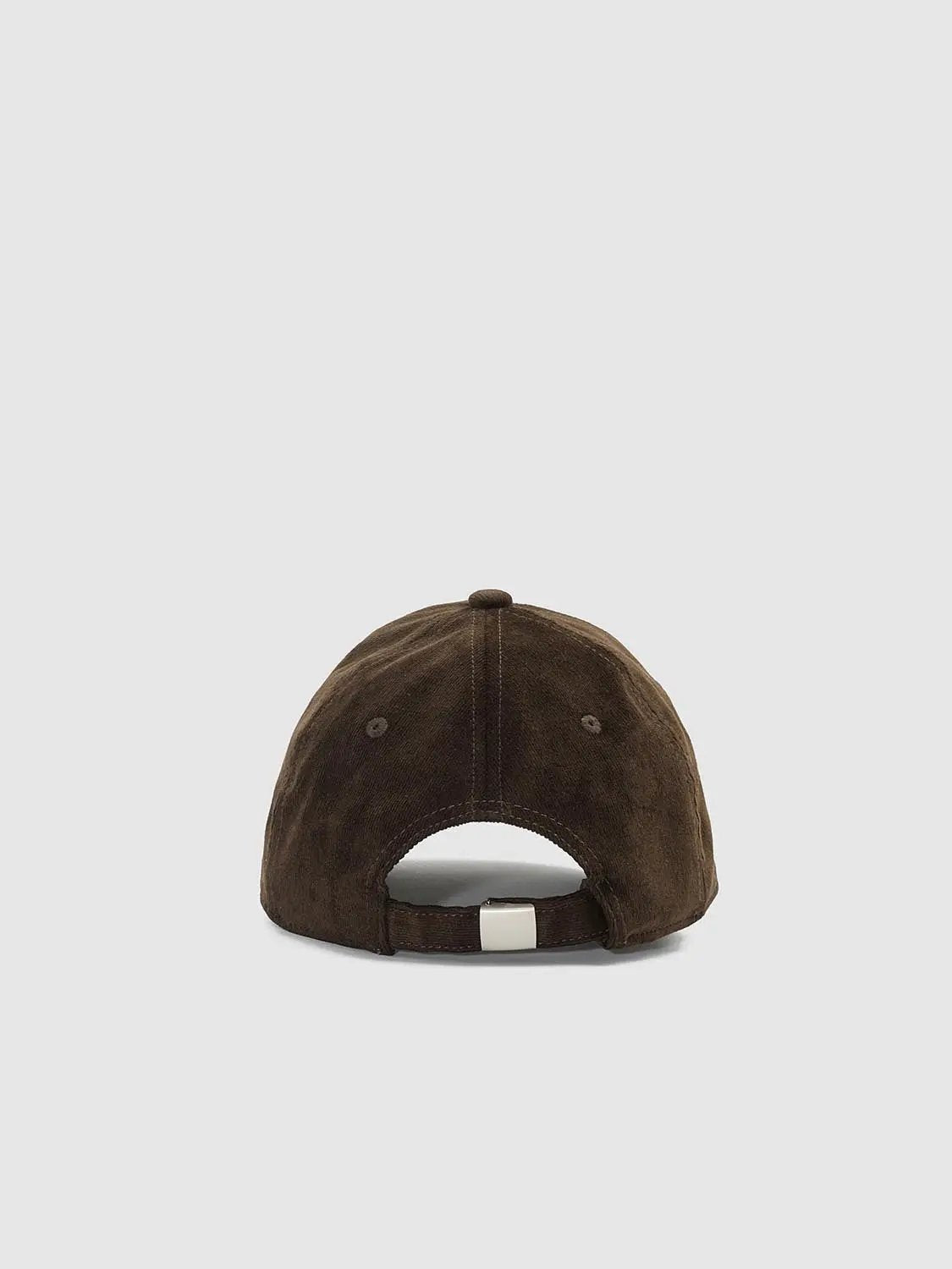 Charcoal Washed Embroidered Cotton Baseball Cap