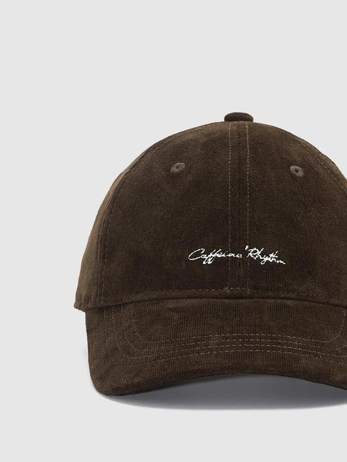 Charcoal Washed Embroidered Cotton Baseball Cap