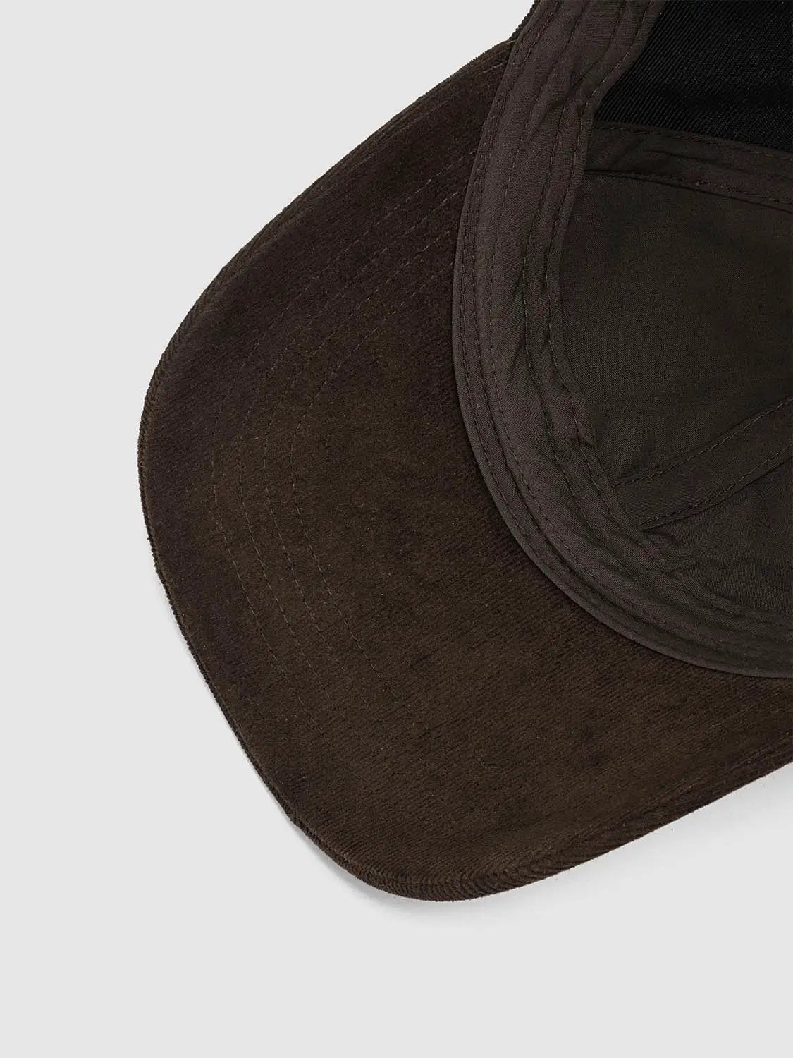 Charcoal Washed Embroidered Cotton Baseball Cap