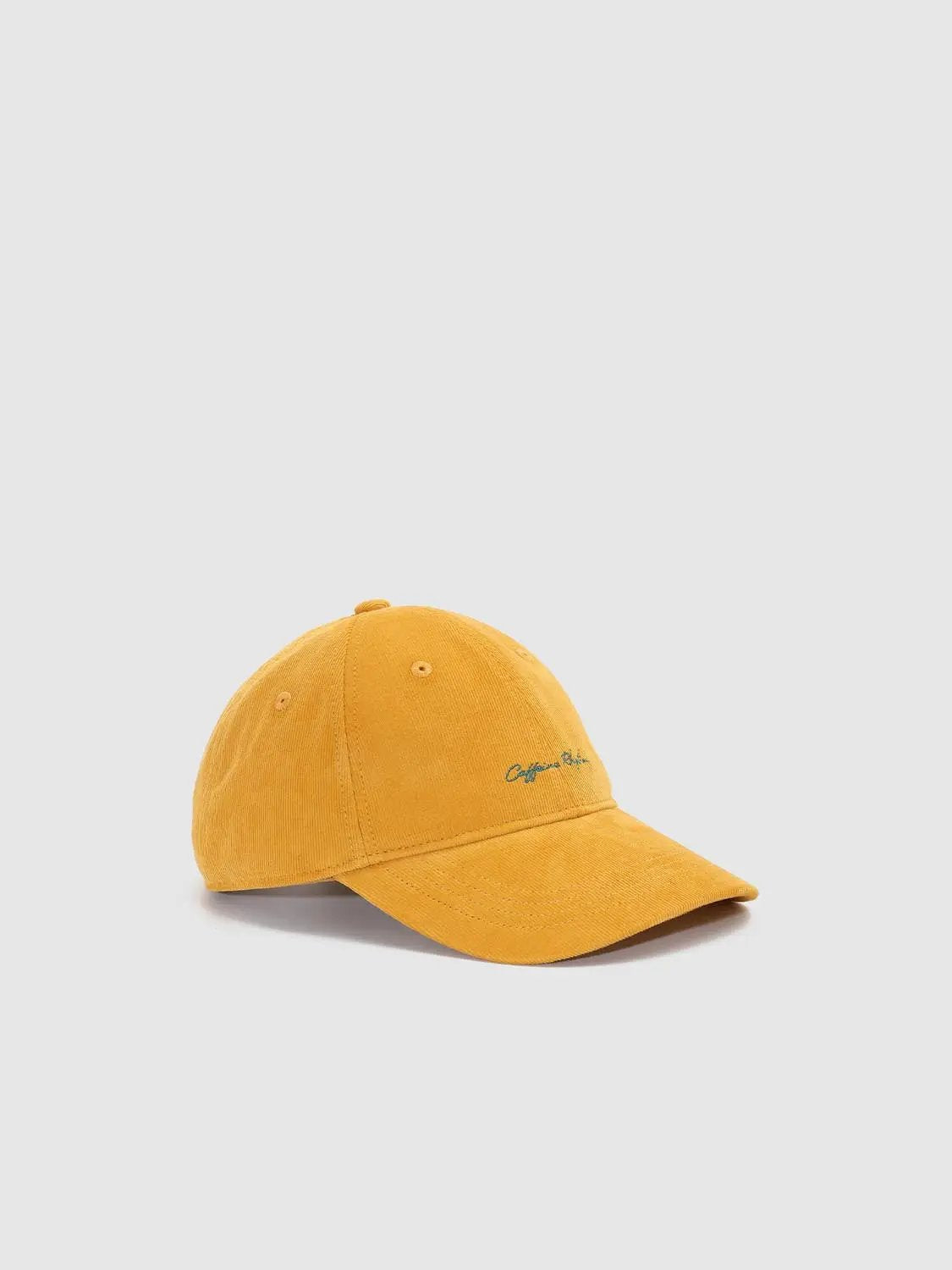 Charcoal Washed Embroidered Cotton Baseball Cap