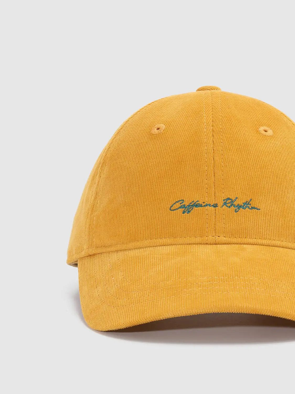 Charcoal Washed Embroidered Cotton Baseball Cap