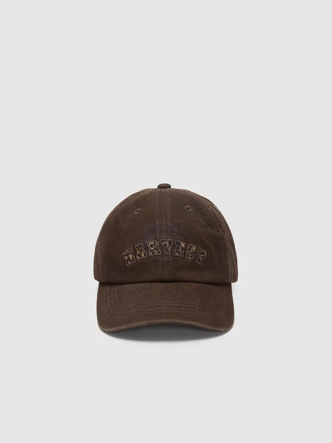 Textured Logo Patch Six-Panel Cotton Cap