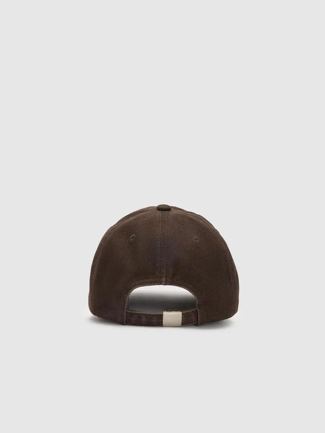 Textured Logo Patch Six-Panel Cotton Cap