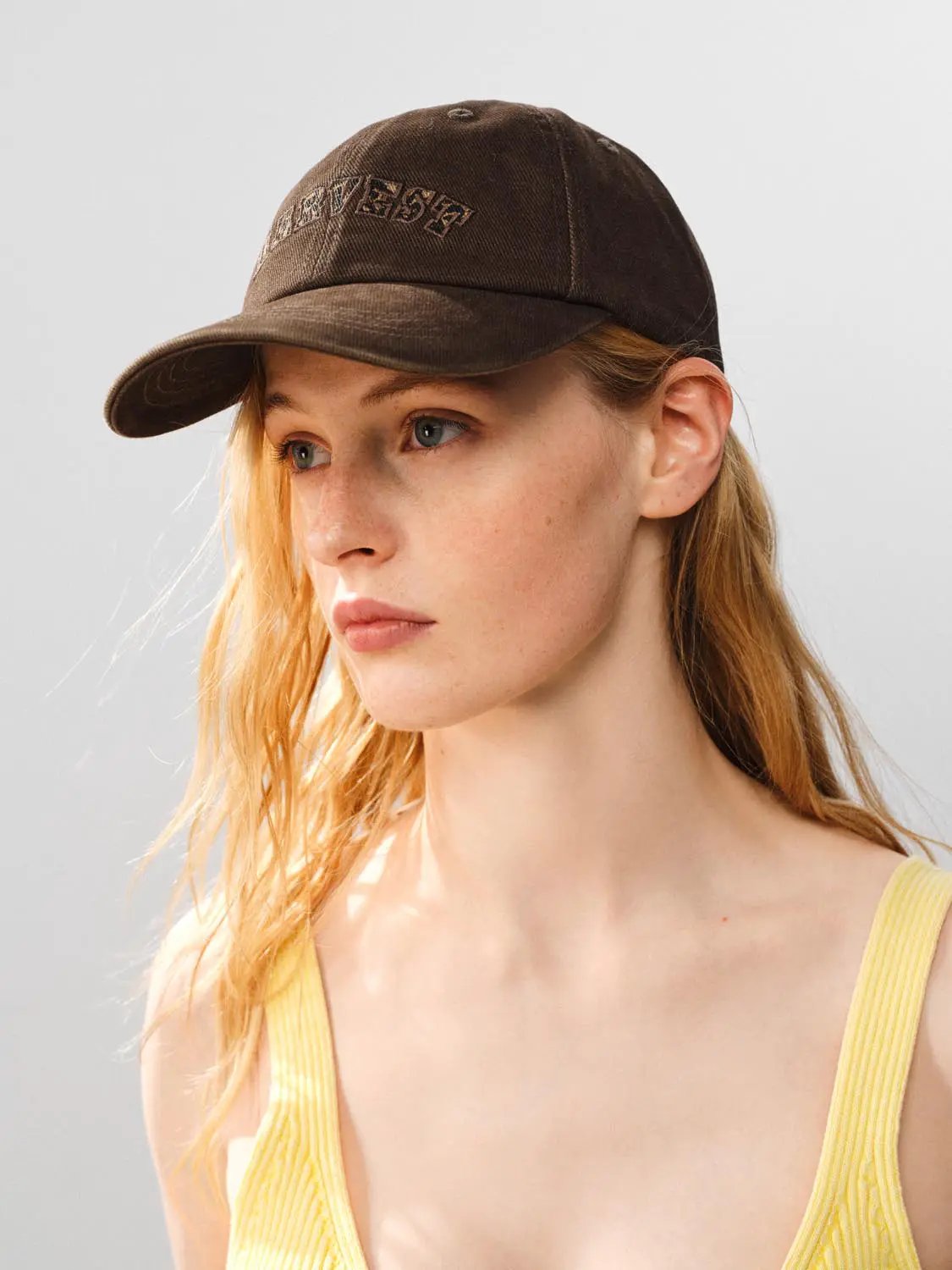 Textured Logo Patch Six-Panel Cotton Cap