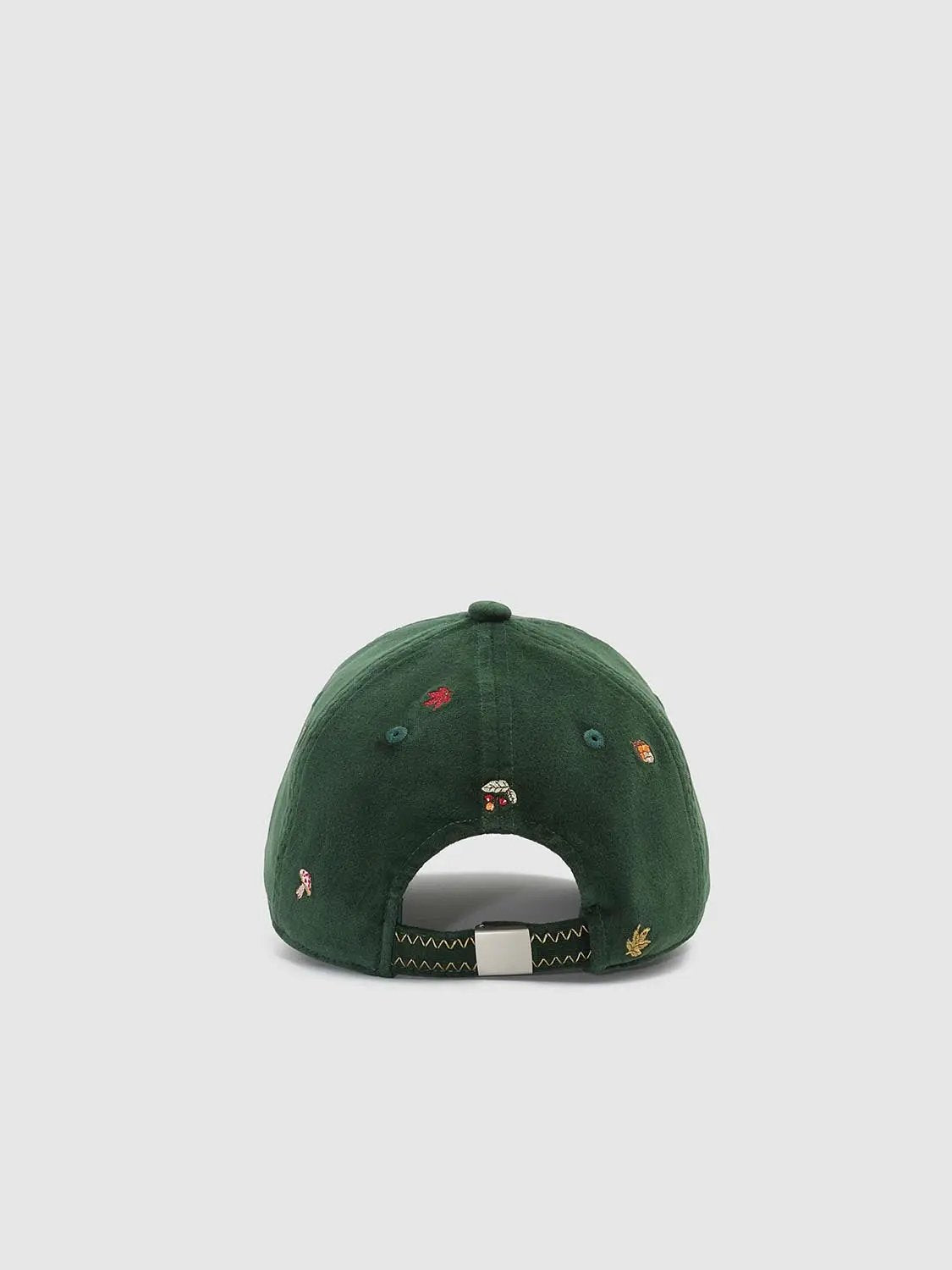 Embroidered Mushroom Cotton Baseball Cap