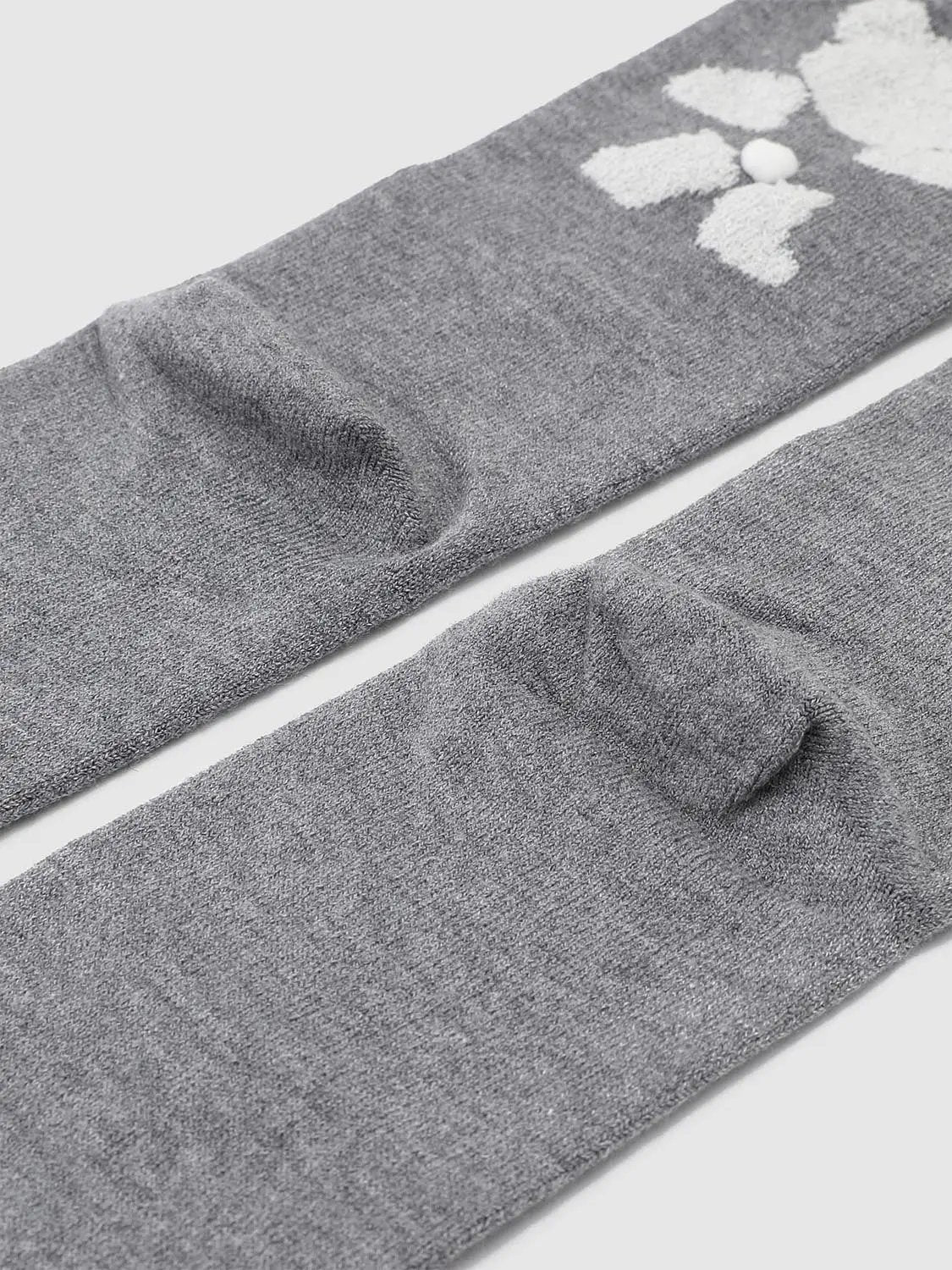 Teddy Bear Graphic Medium Thickness Socks