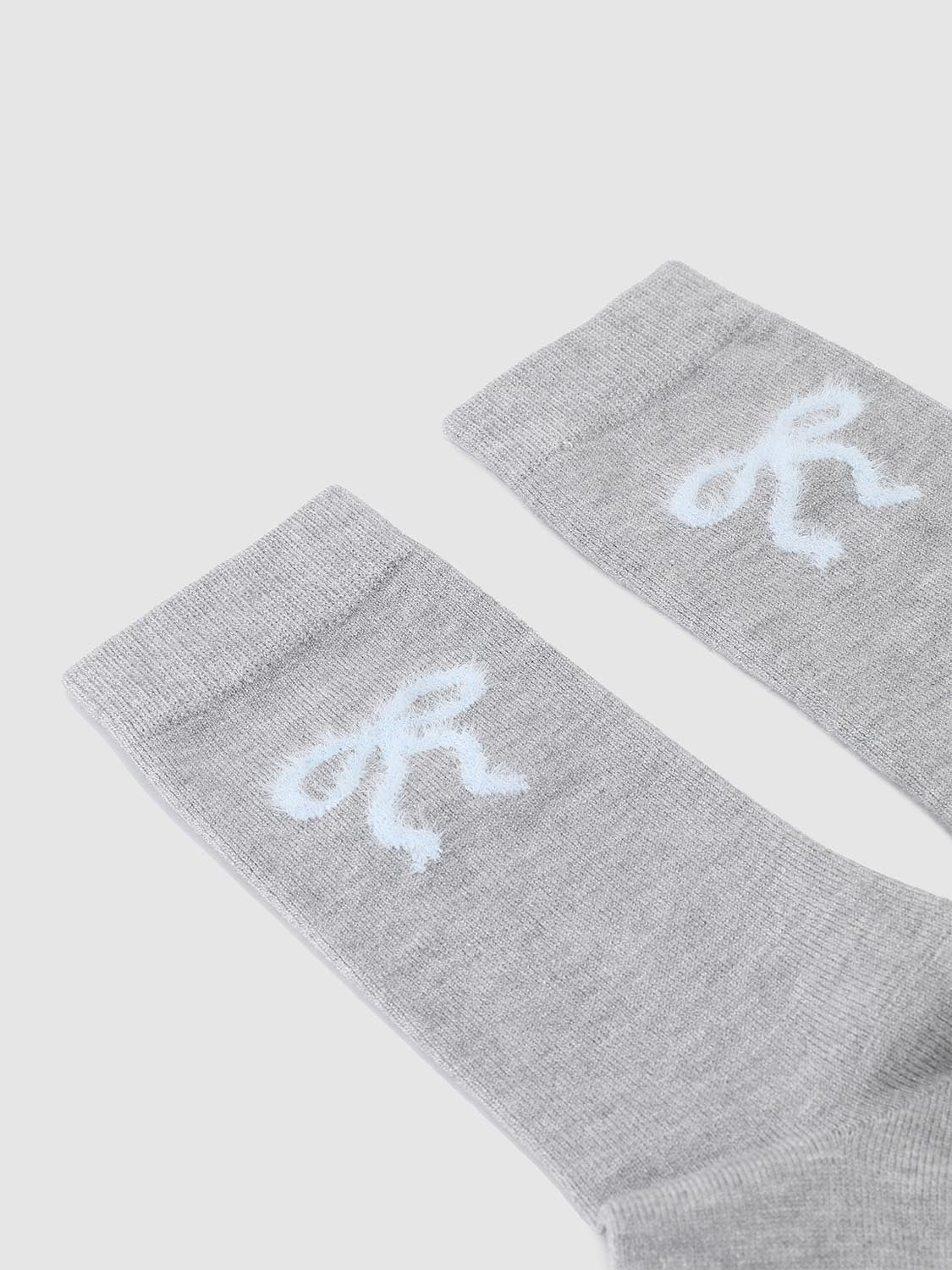 Bow Print Medium Thickness Socks