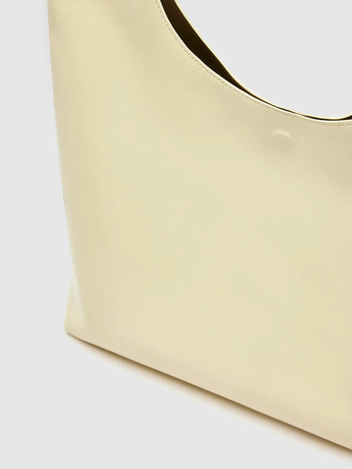 Minimalist Oversize Hobo Knot Handle Shoulder Bag
