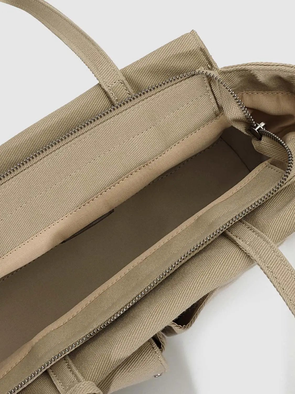 Grommet Detail Large Front Pocket Shoulder Bag