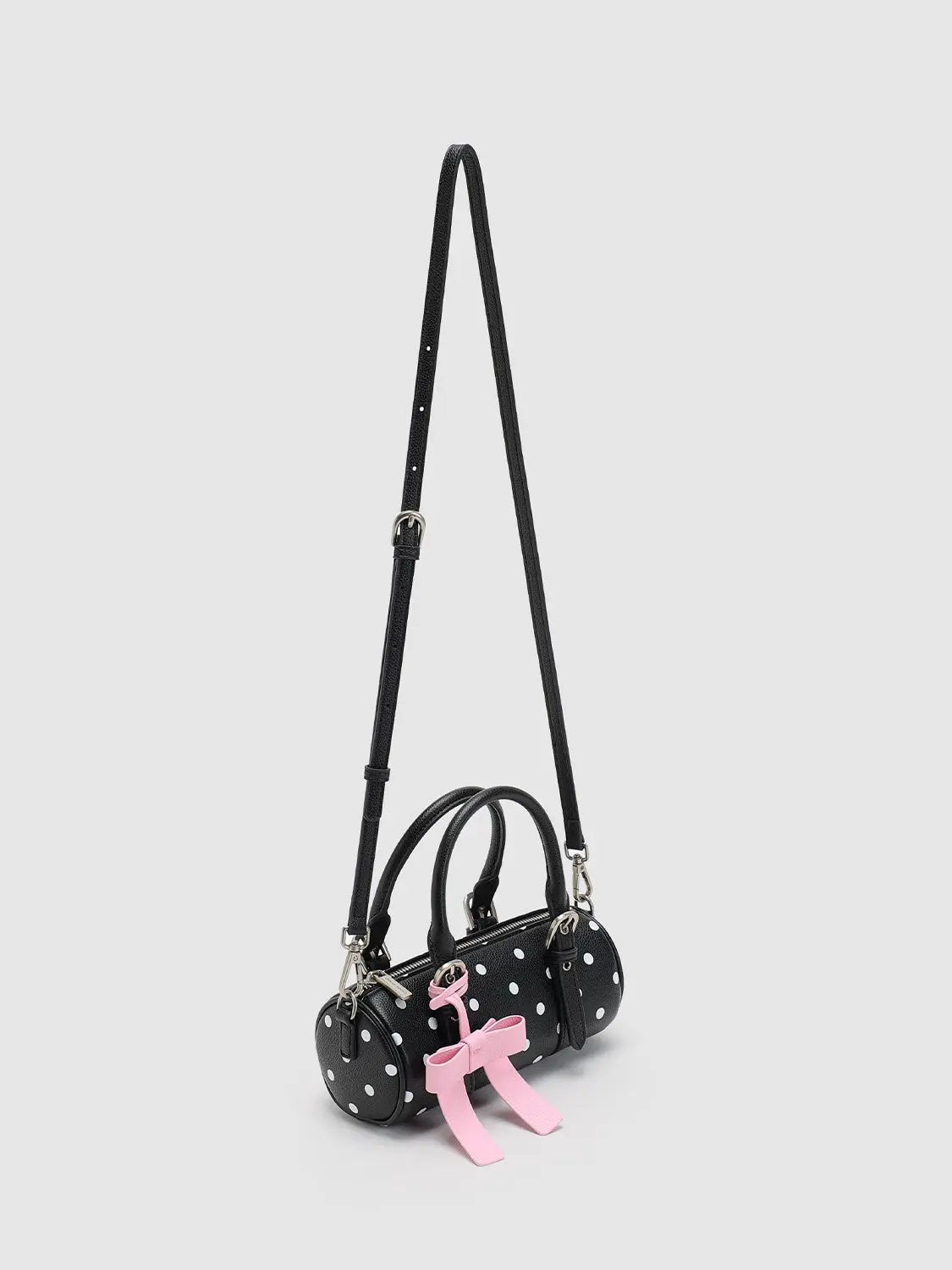 Playful Polka Dot Bow Accent Bag