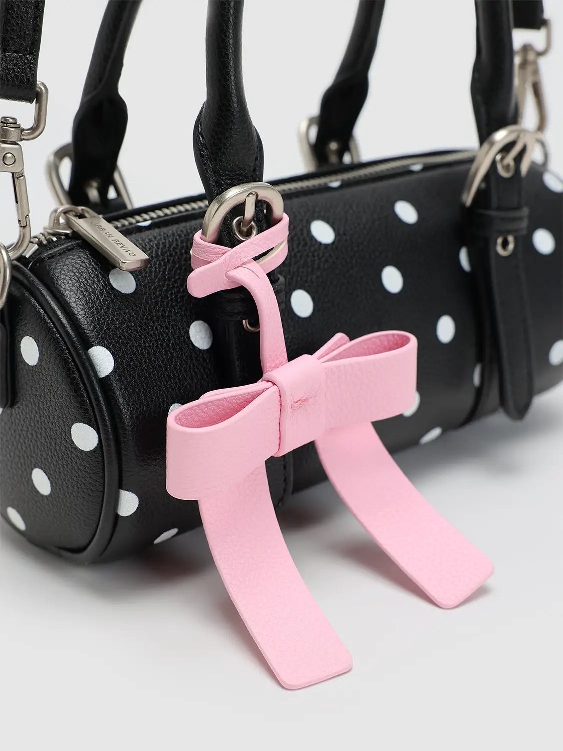 Playful Polka Dot Bow Accent Bag