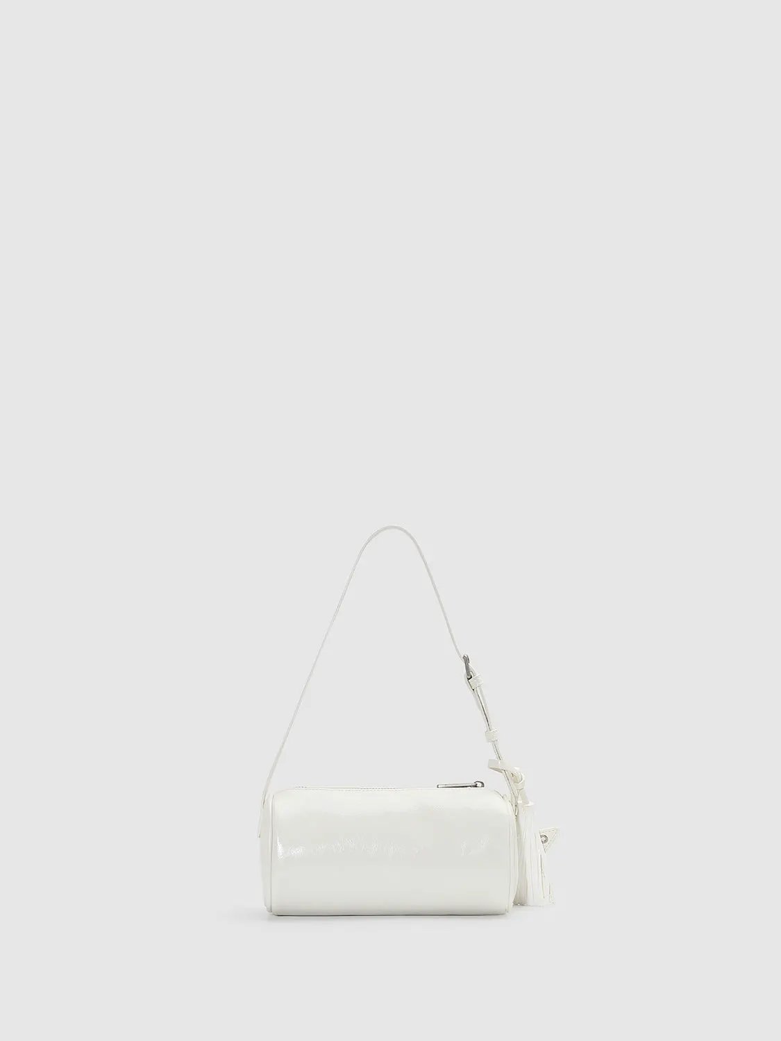 Pastel Yellow Star Tassel Accent Studded Edges Shoulder Bag