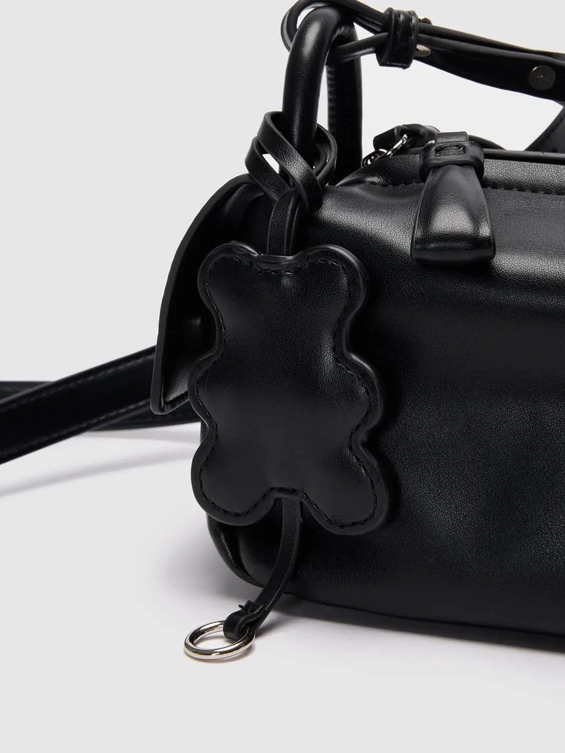 Top Handle Artificial Leather Crossbody Bag