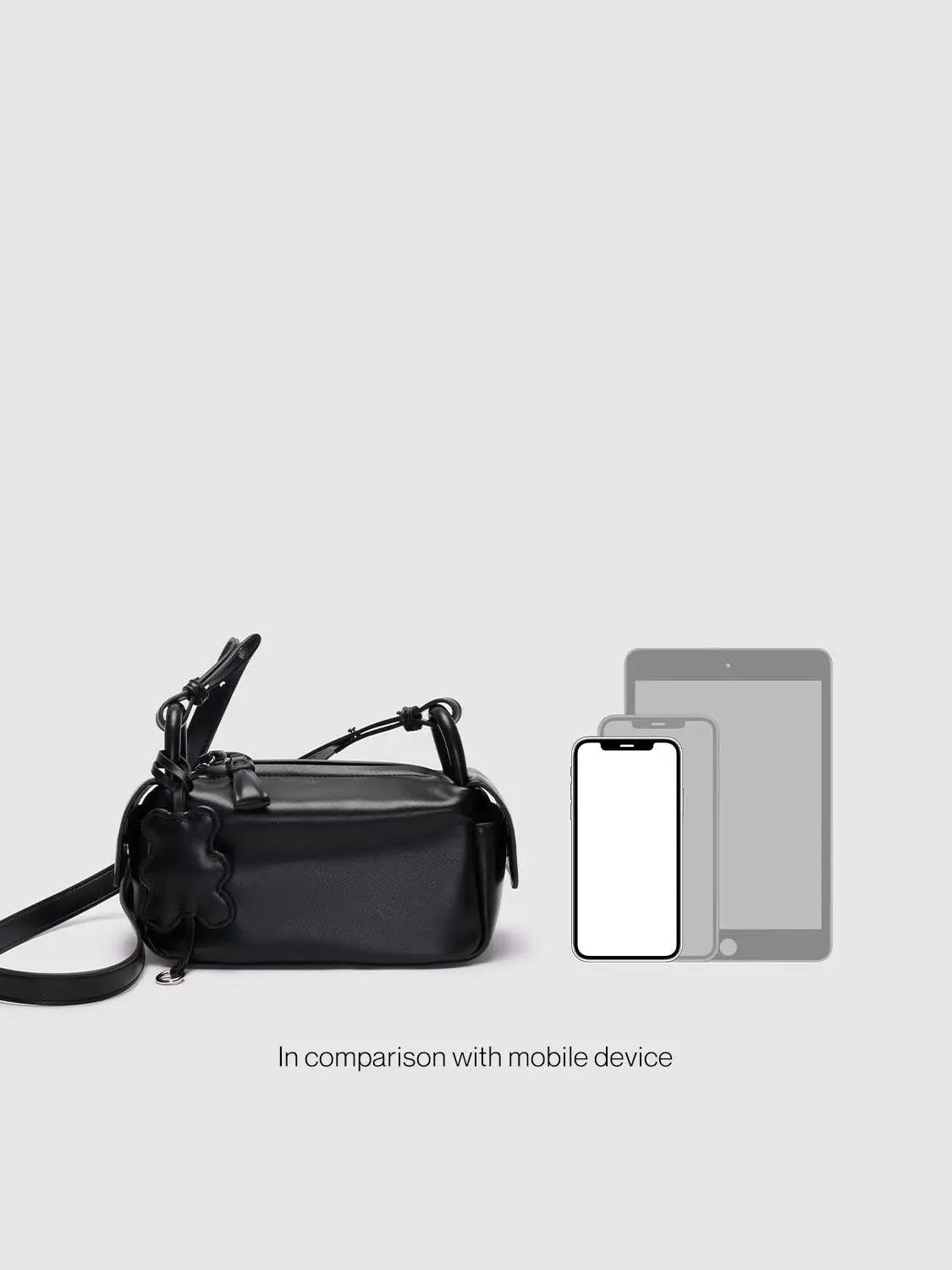 Top Handle Artificial Leather Crossbody Bag