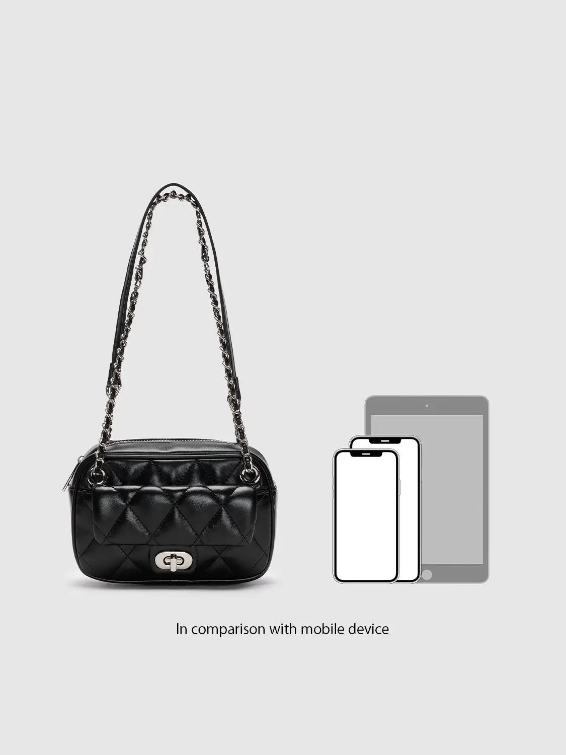 Mini Quilted Chain Strap Shoulder Bag