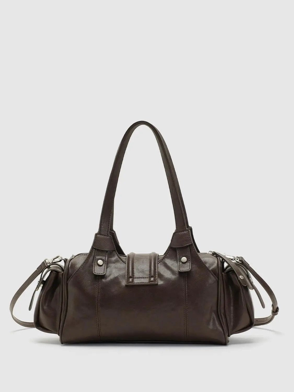Studded Tassel Shoulder And Crossbody Handbag