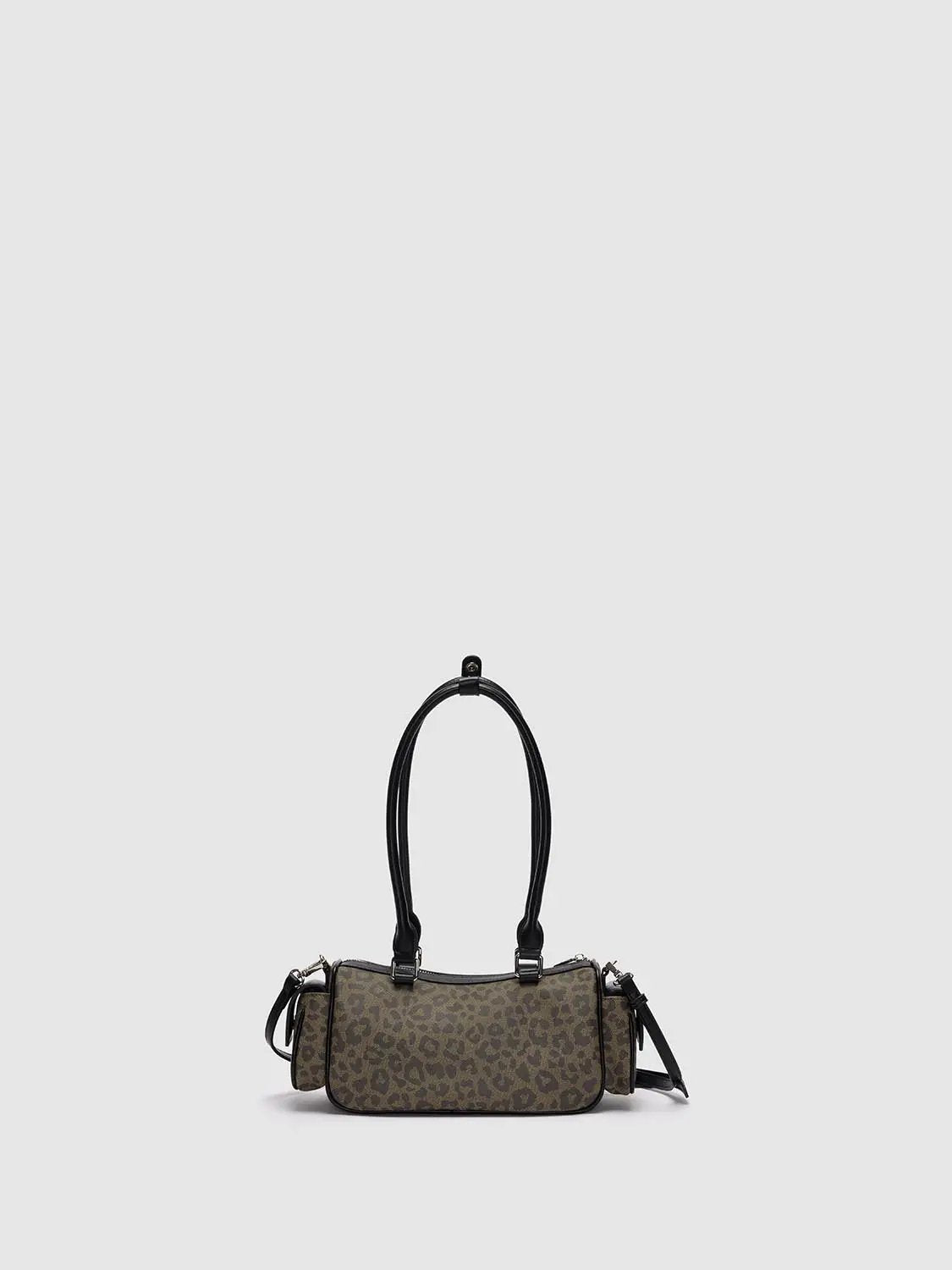 Leopard print Print Shoulder Bag With Crossbody Strap