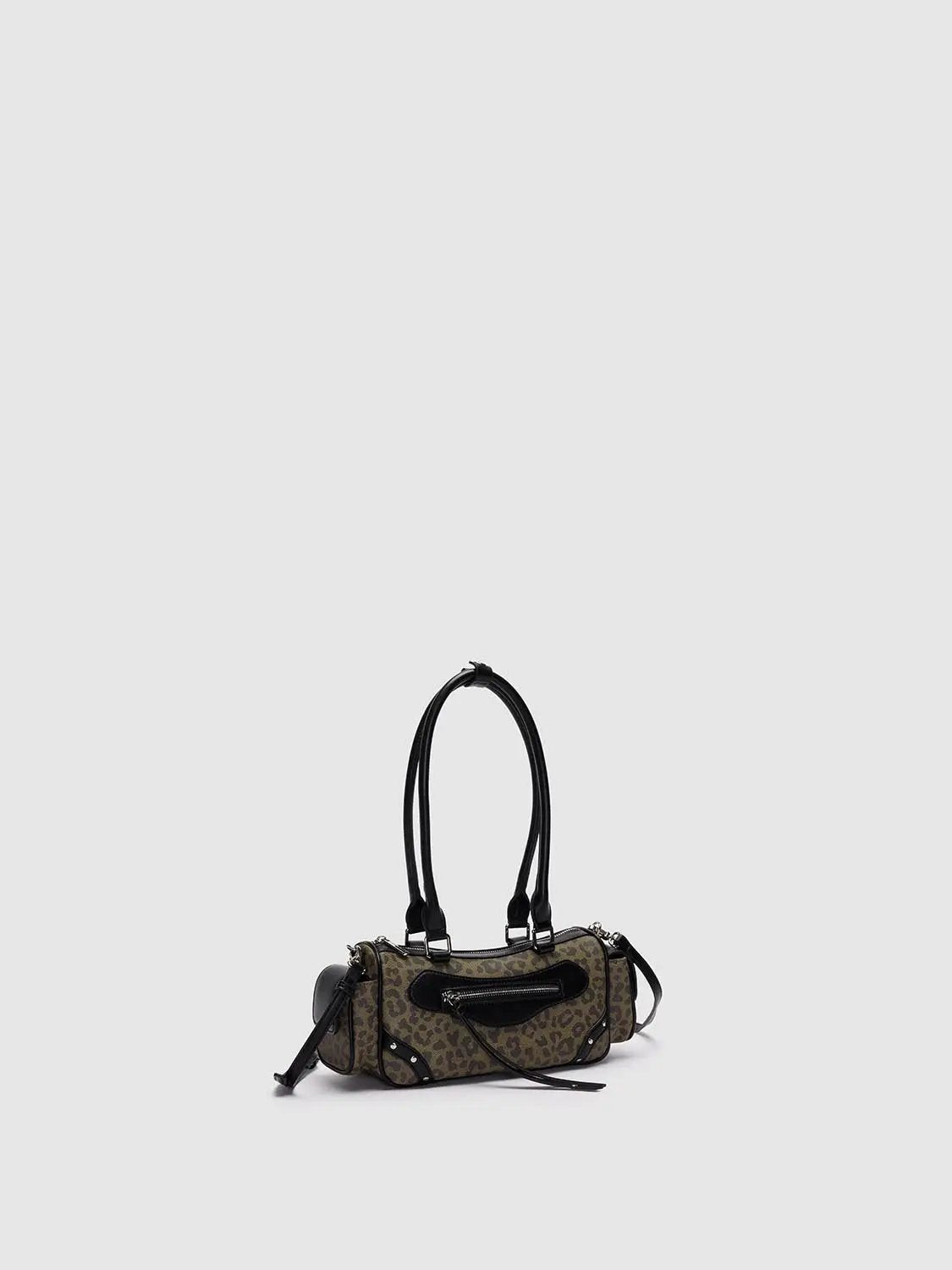 Leopard print Print Shoulder Bag With Crossbody Strap