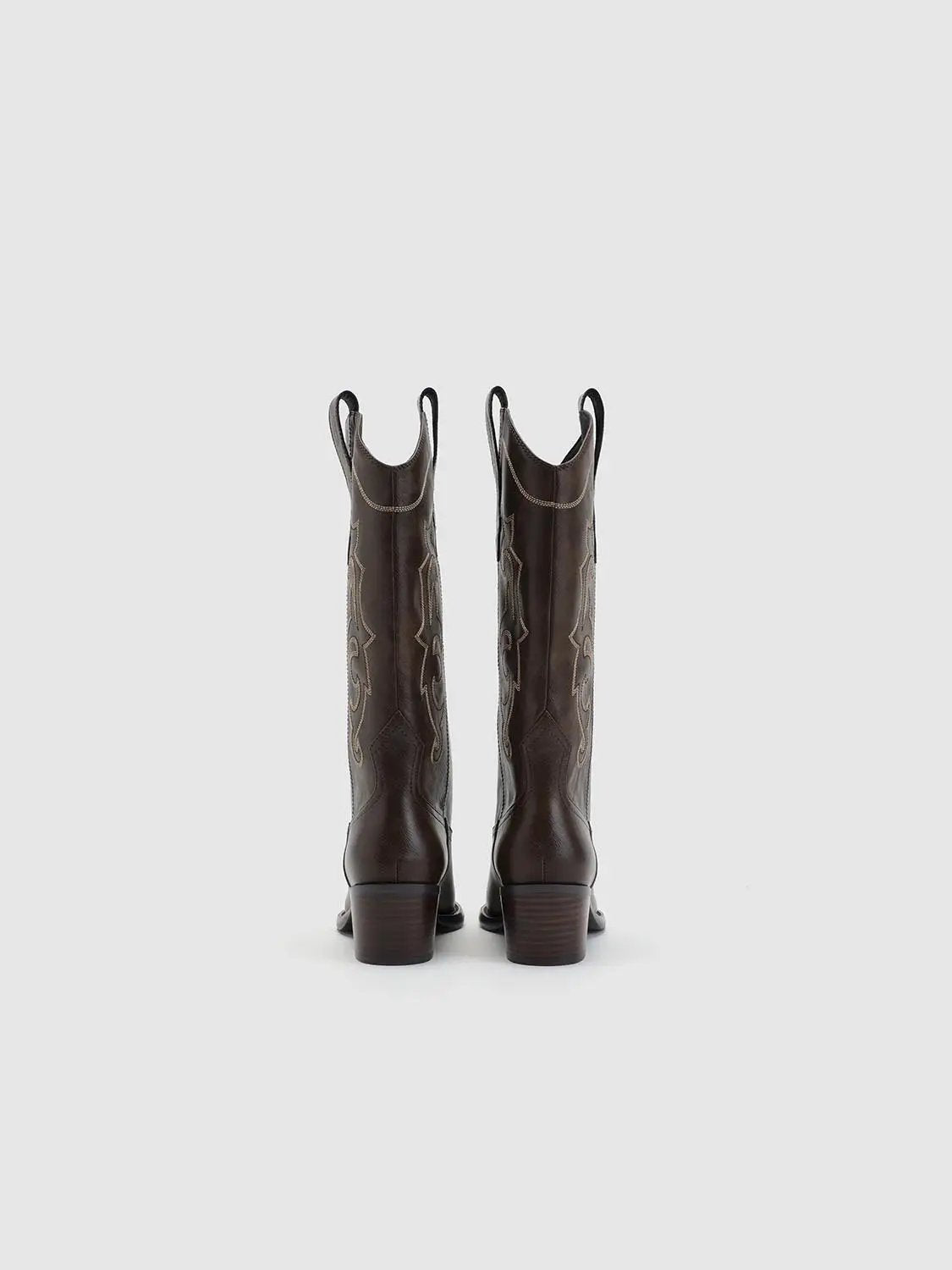 Embroidered Pointed Toe Western Boots