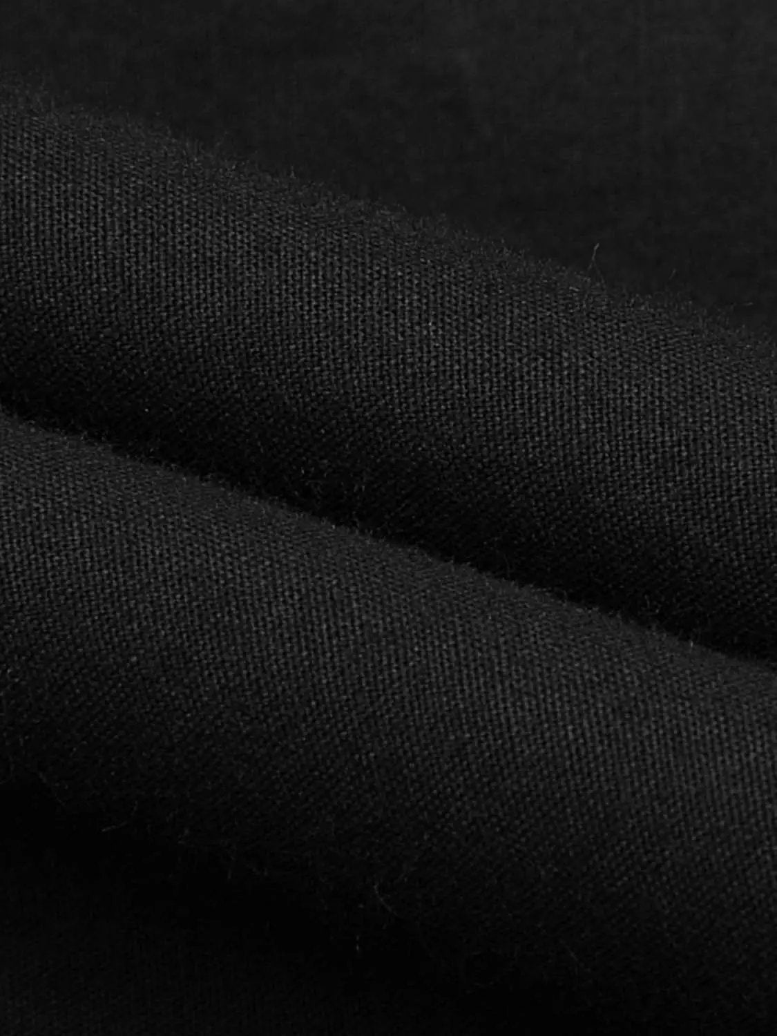 High-Waisted Ruched Drawstring Slit Irregular Hem A-Line Cotton Skirt