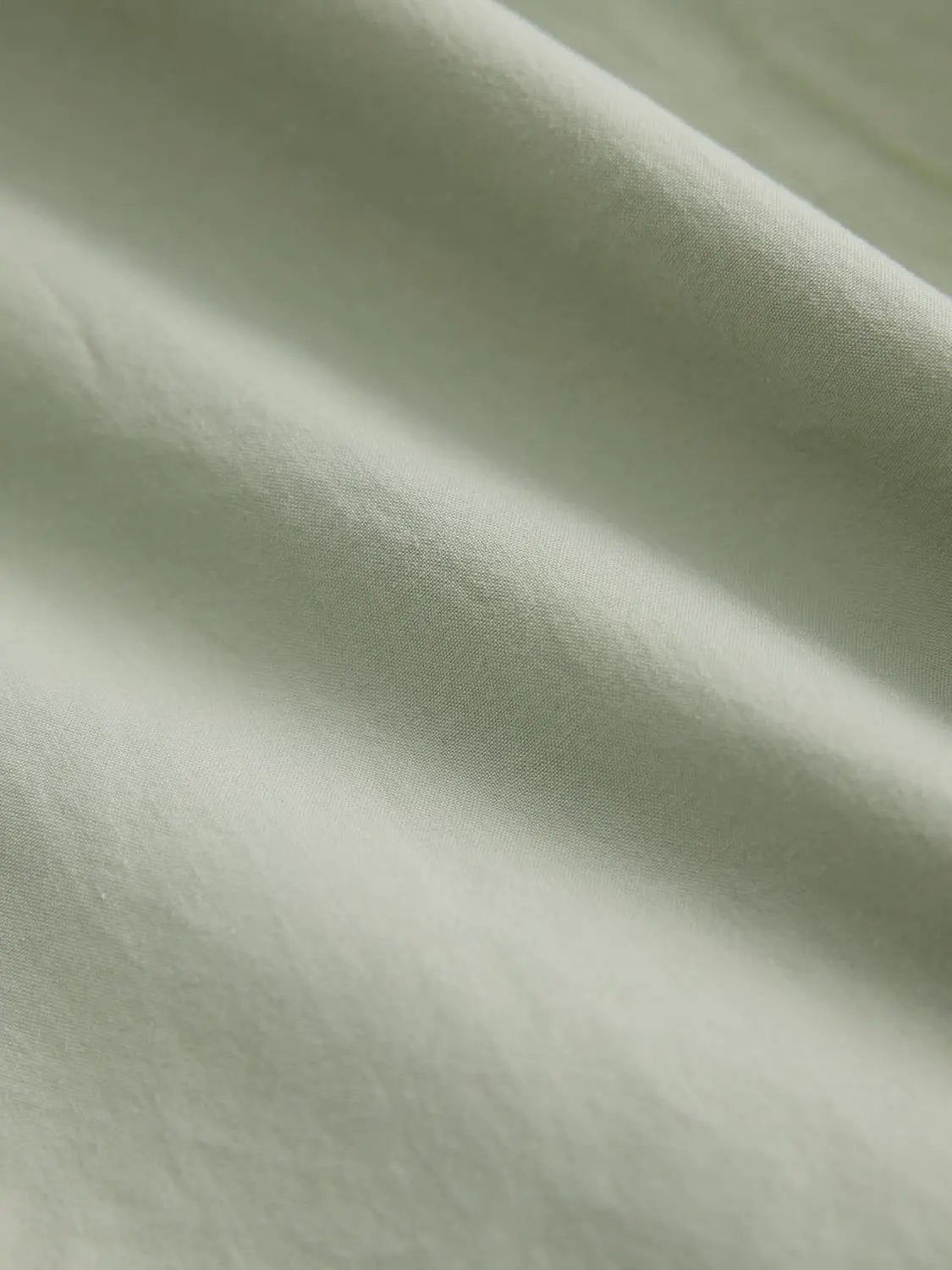 Cropped Button-Front Non-Stretch Cotton Shirt
