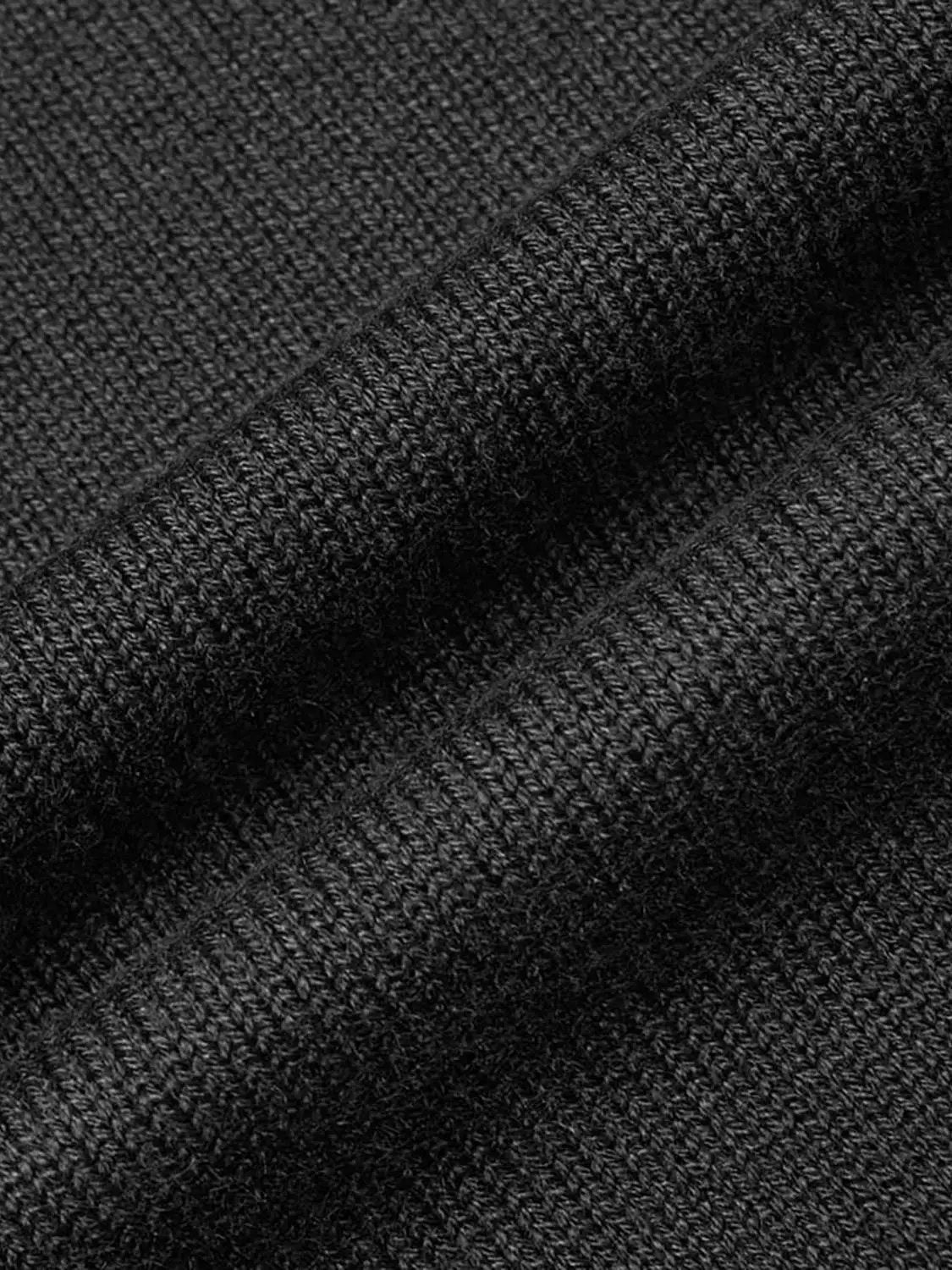 Mock Neck Button Up Knitted Cardigans