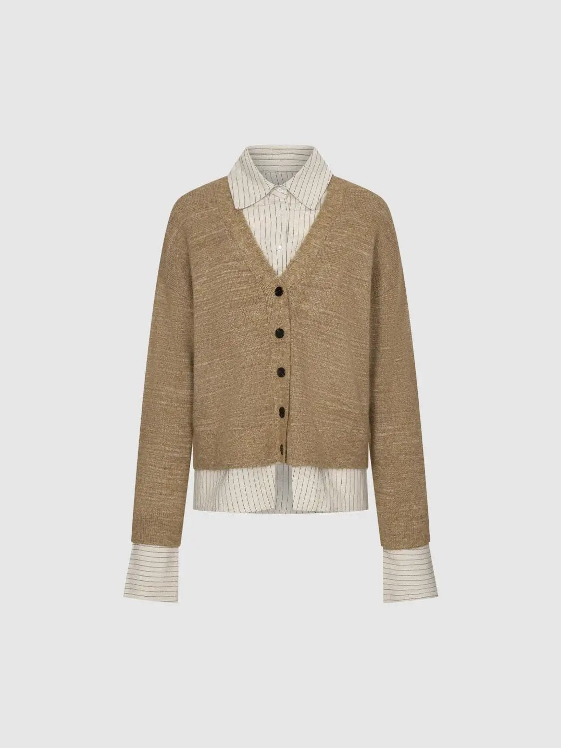 2 In 1 Knitted Cardigans