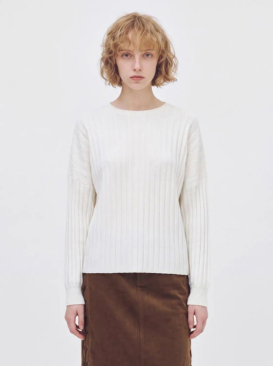 Long Sleeve Knitted T-Shirts