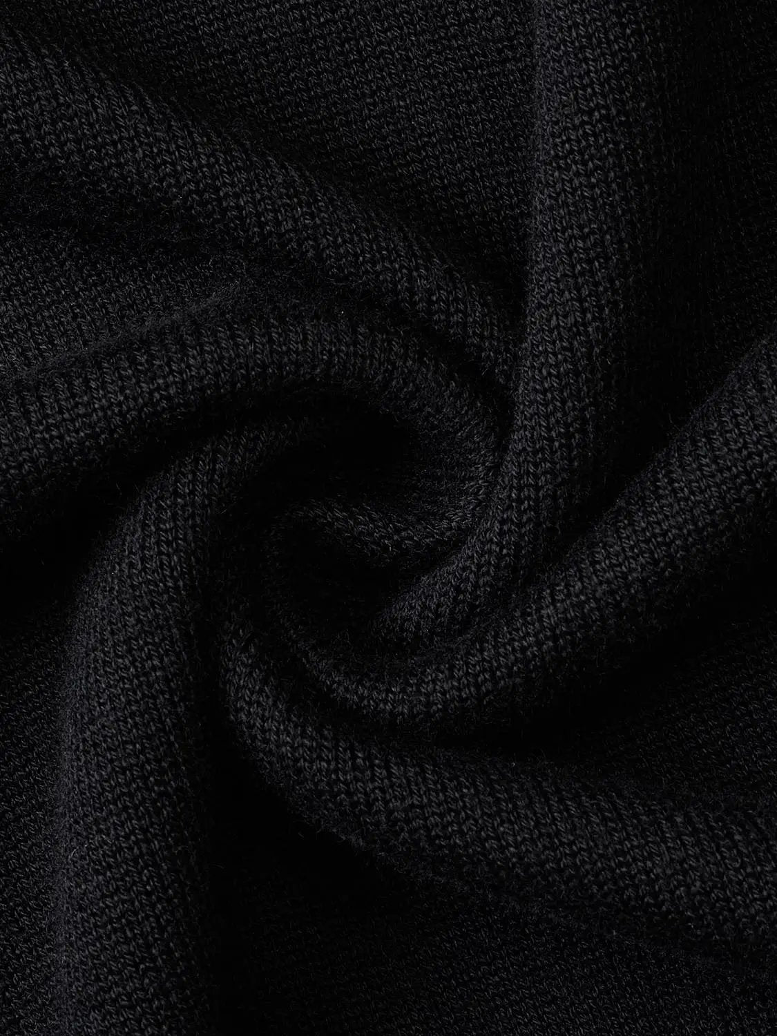 Textured Ribbed Mock Neck Long Sleeve Sweater