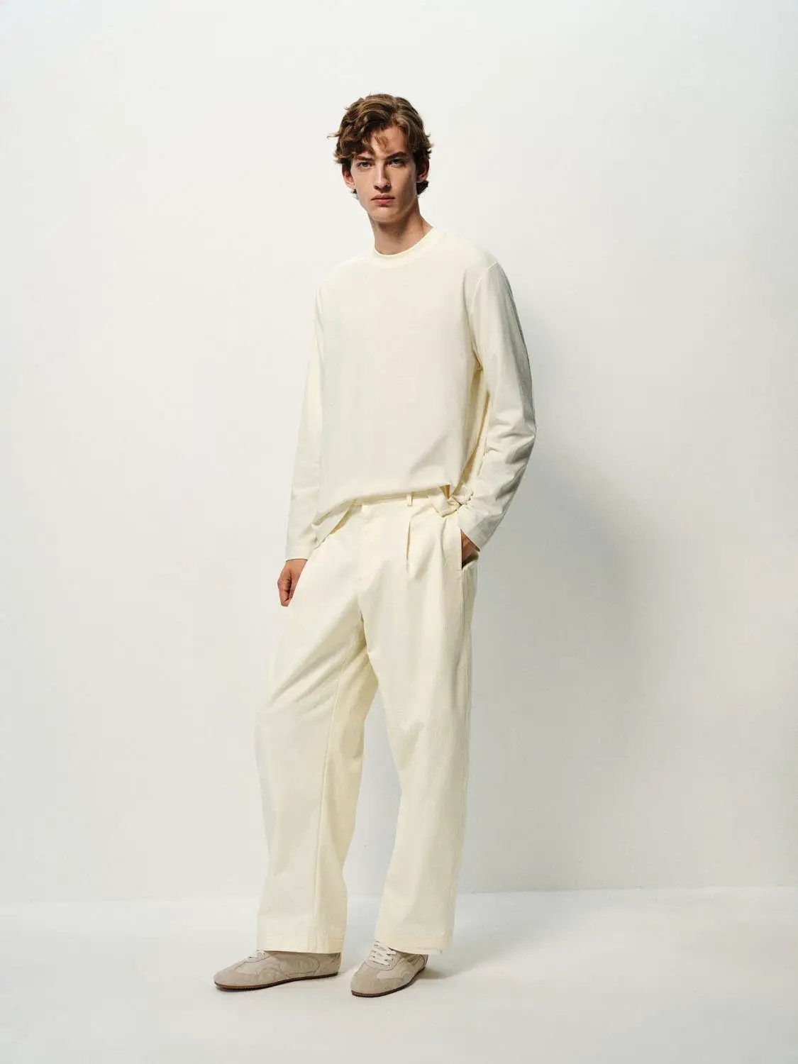 Thin Regular Fit Crew Neck Long Sleeve T-Shirt