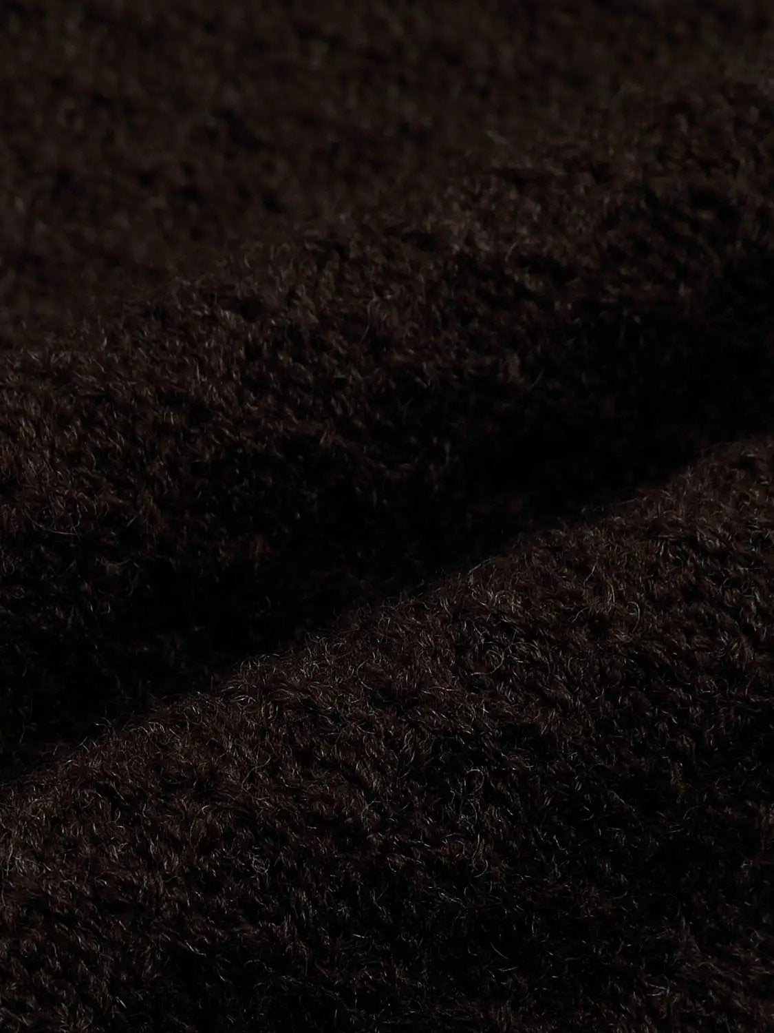 Textured Long Sleeve Polo Collar Knit Sweater