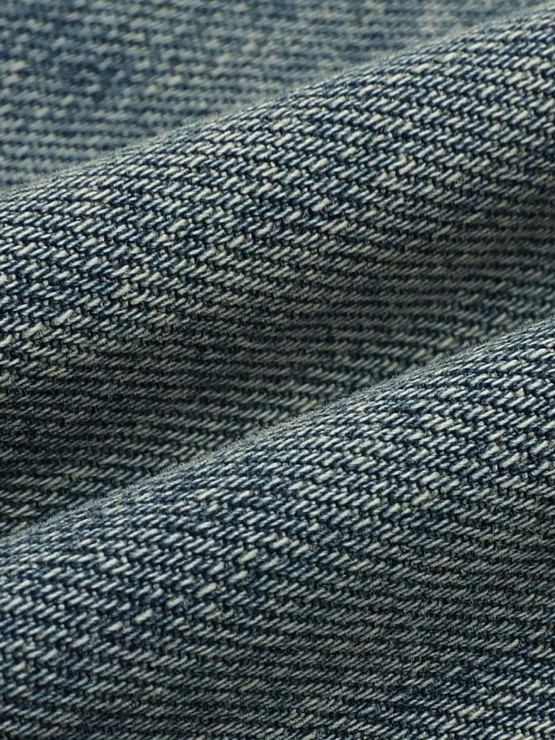 Faded Wide-leg Mid-rise Cotton Blend Jeans