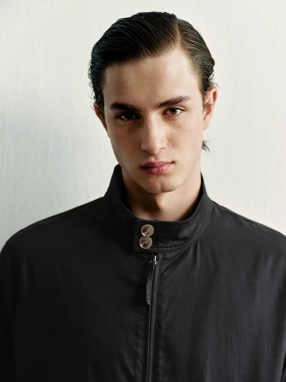 Long Sleeve Cotton Regular Fit Zip Jacket