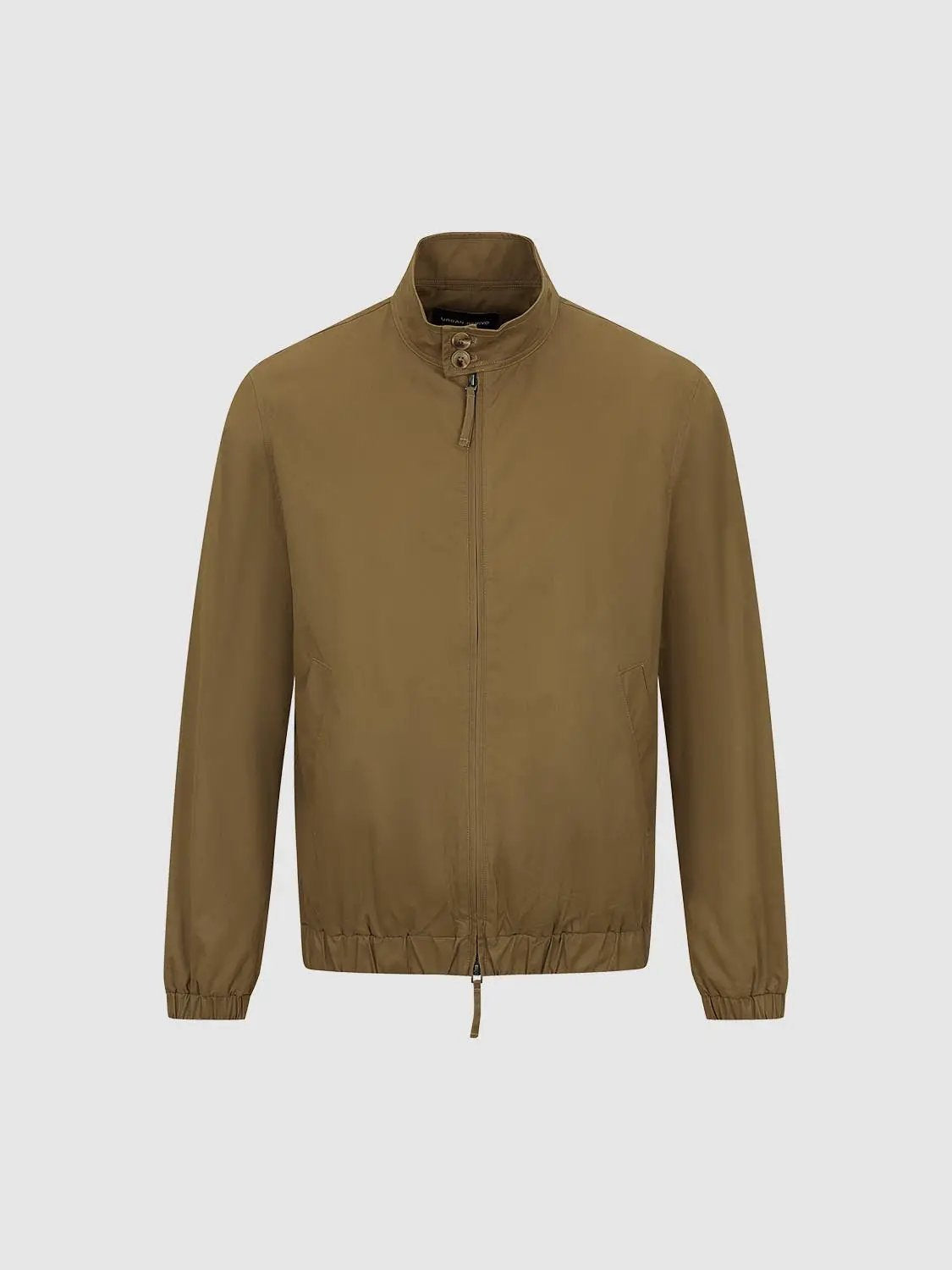 Long Sleeve Cotton Regular Fit Zip Jacket