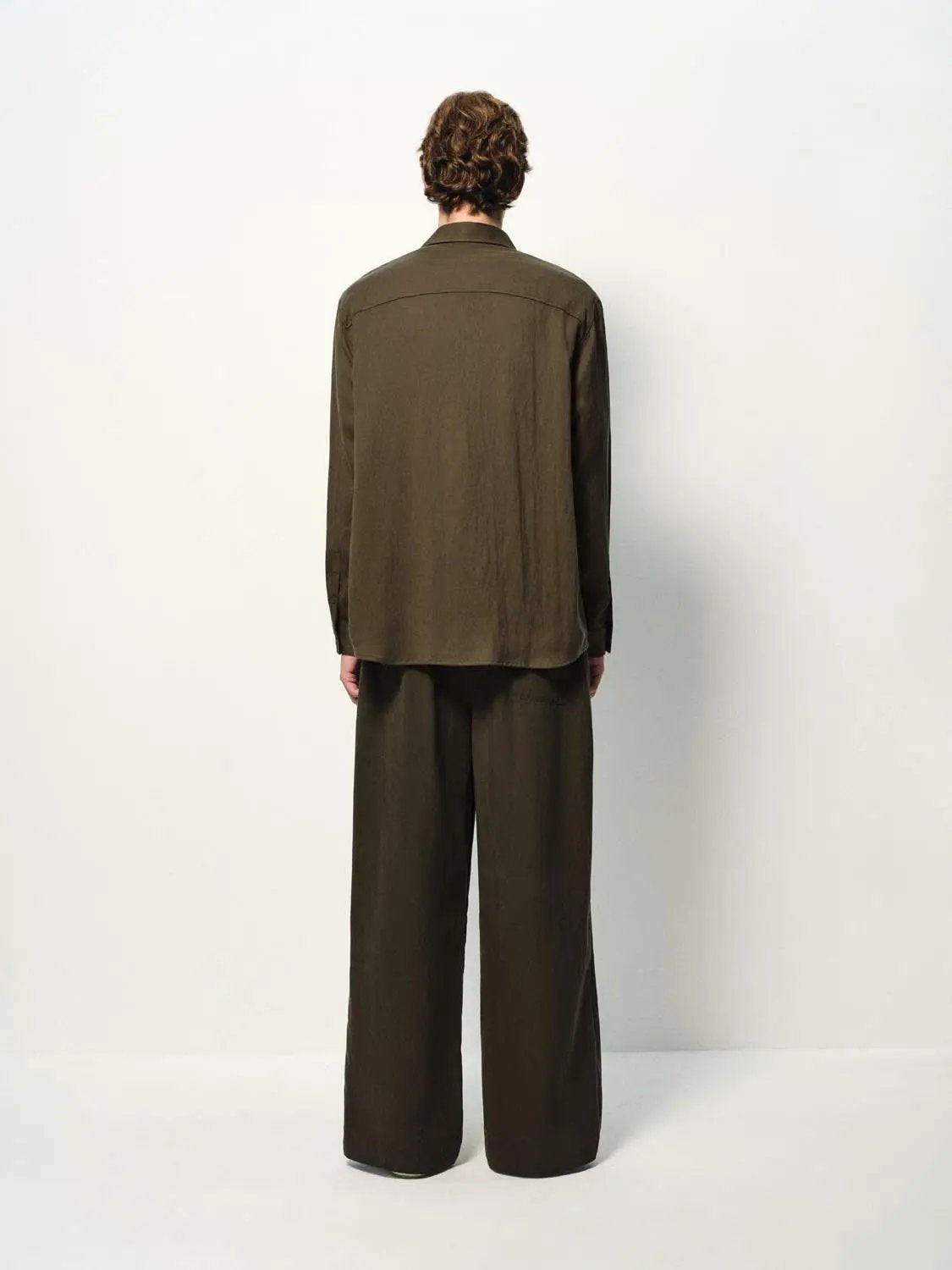 Textured Long Sleeve Button Chest Pocket Shirt