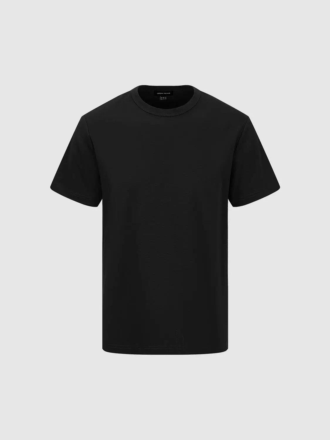 Regular Fit Crew Neck Short Sleeve Basic Tee