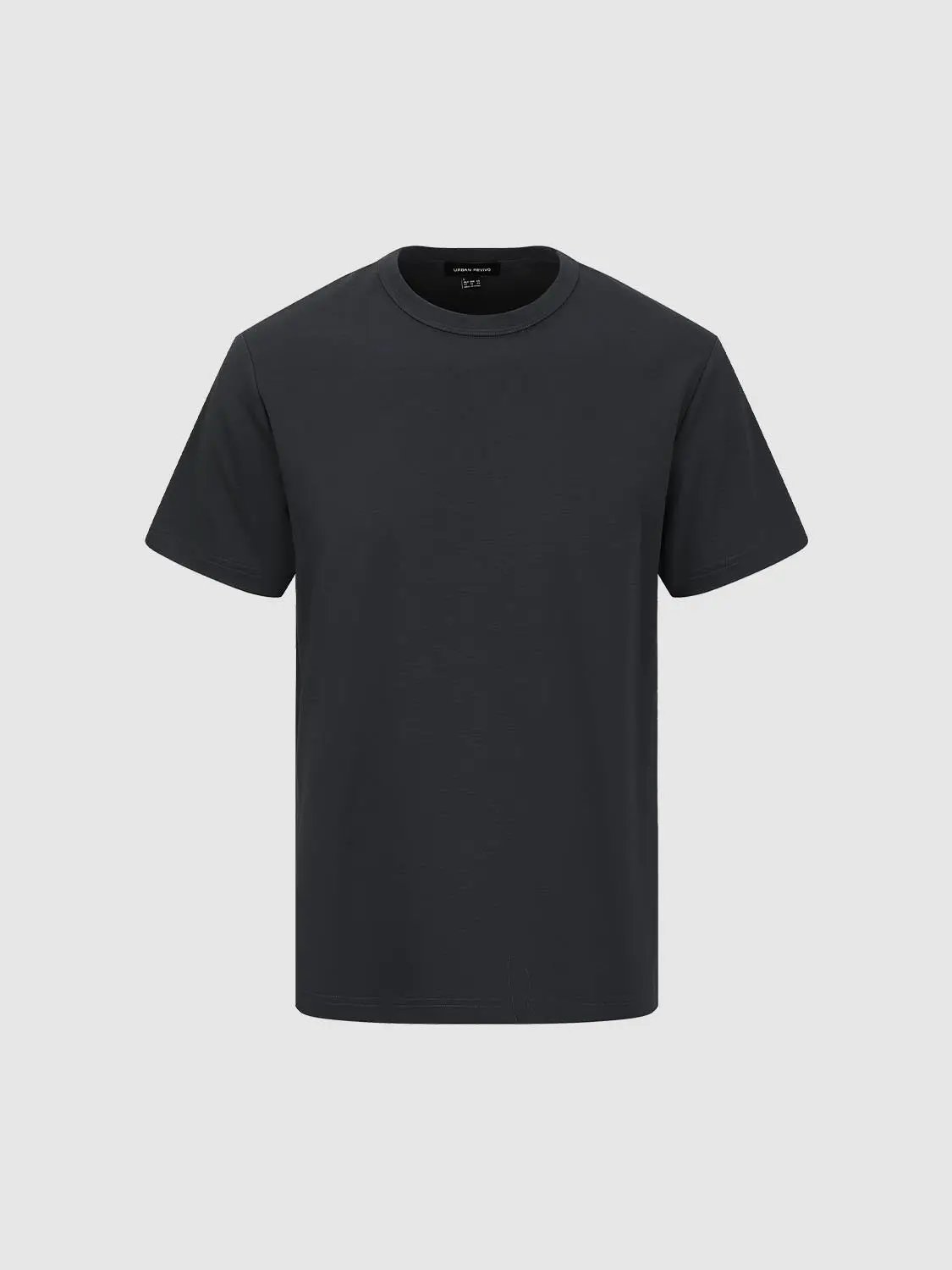 Regular Fit Crew Neck Short Sleeve Basic Tee