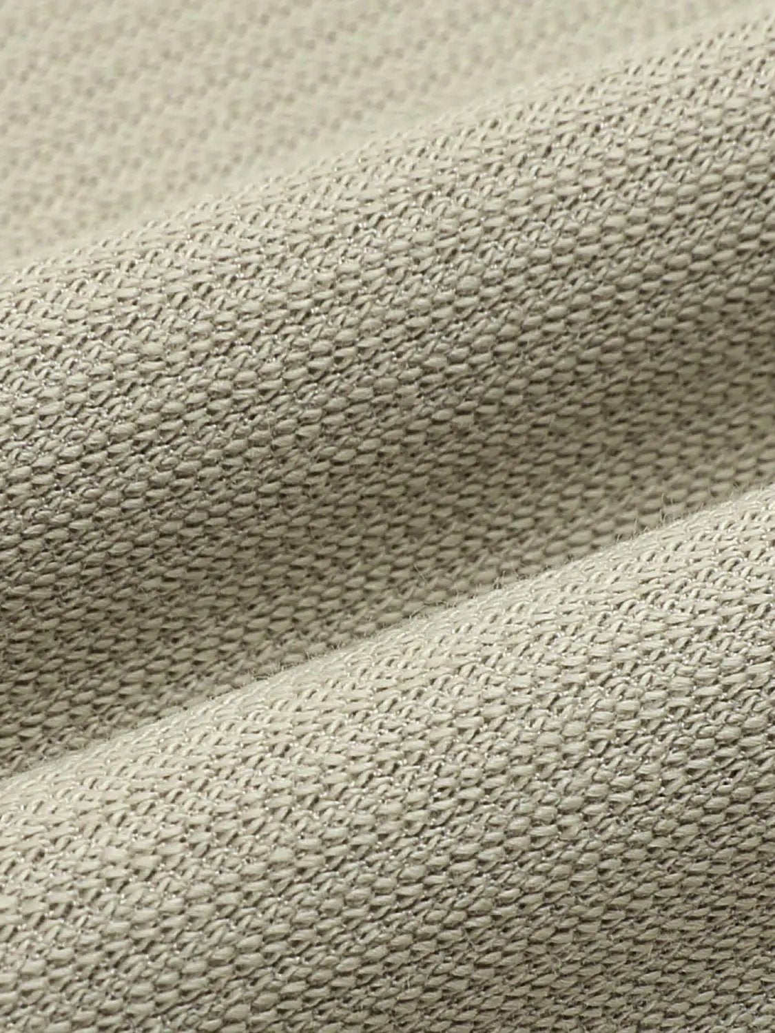 Textured Brushed Polo Cotton Blend Shirt