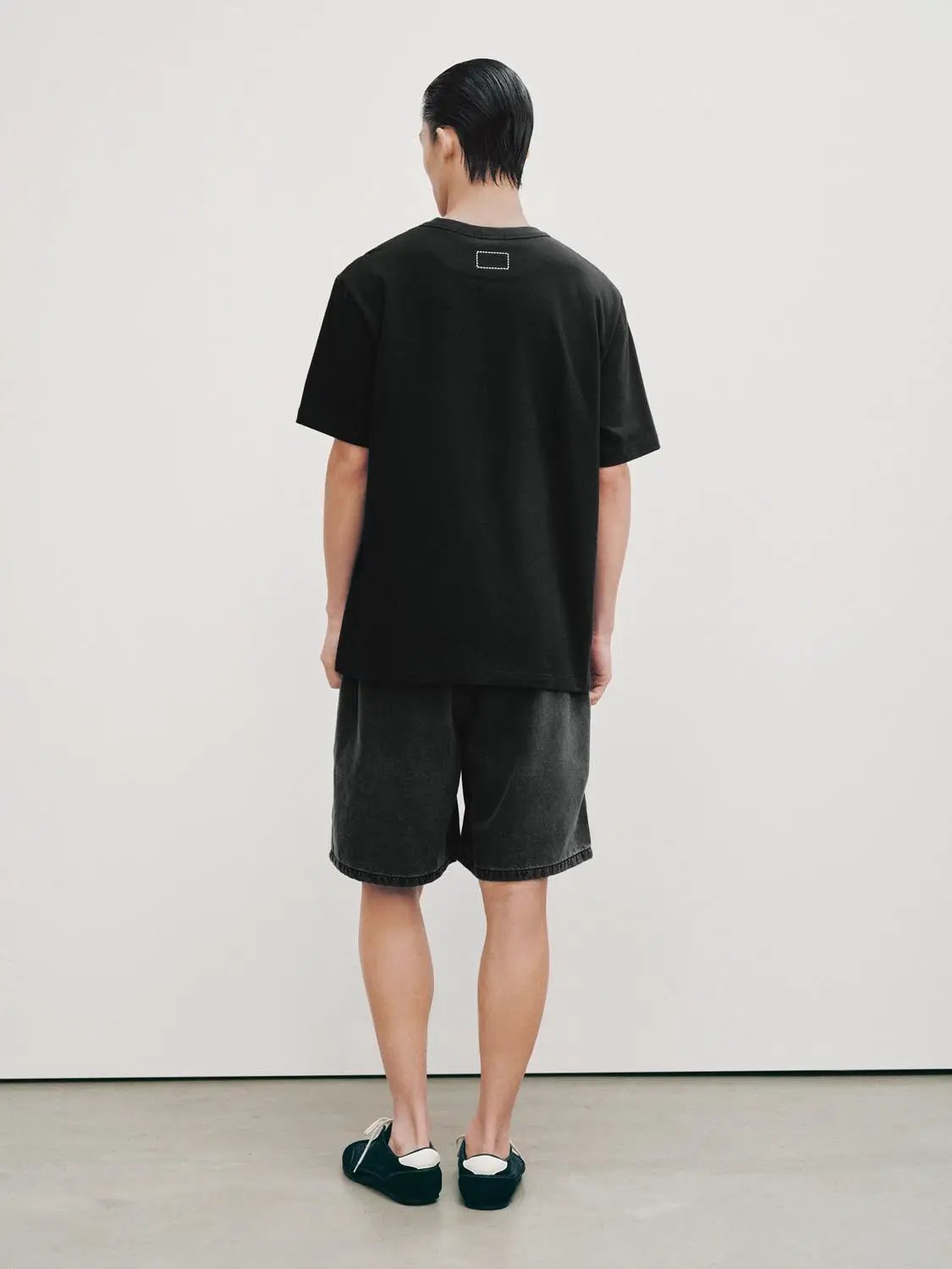 Oversized Crew Neck Short Sleeve Cotton T-Shirt