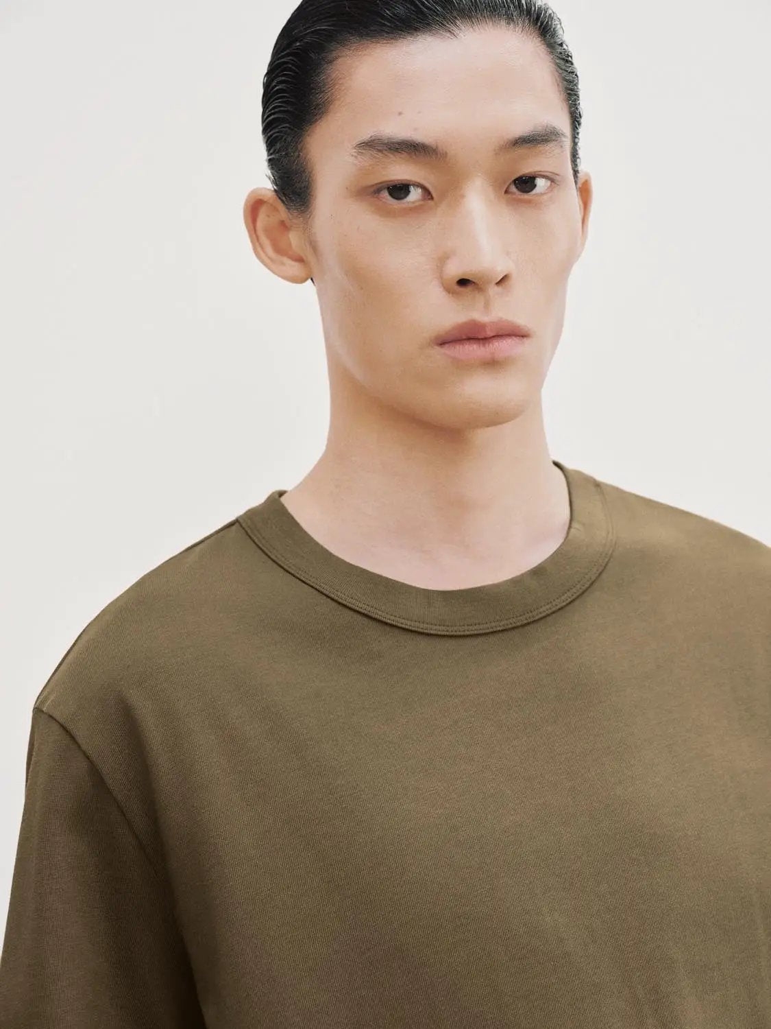 Oversized Crew Neck Short Sleeve Cotton T-Shirt