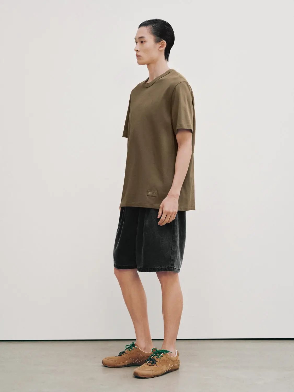 Oversized Crew Neck Short Sleeve Cotton T-Shirt