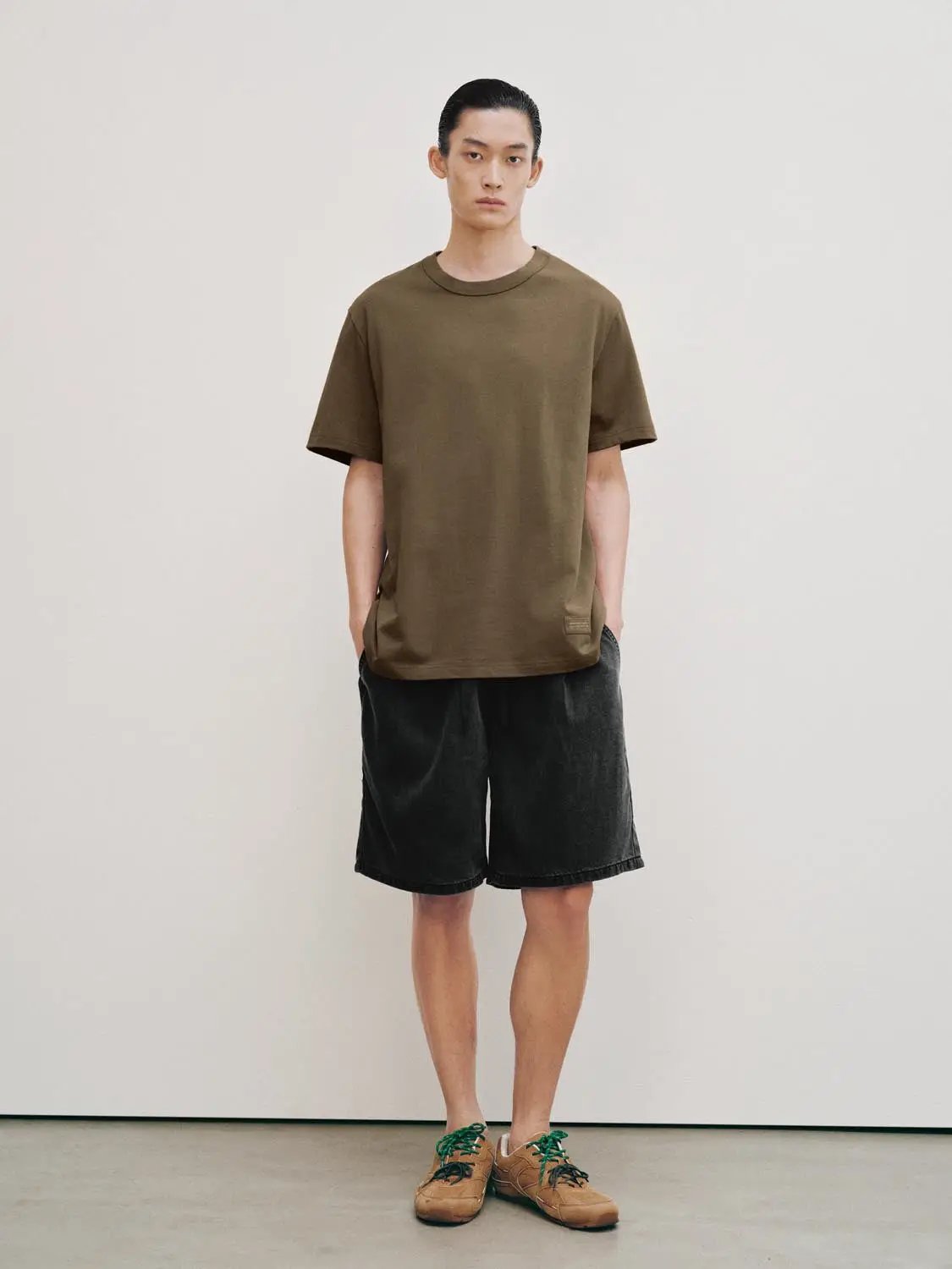 Oversized Crew Neck Short Sleeve Cotton T-Shirt