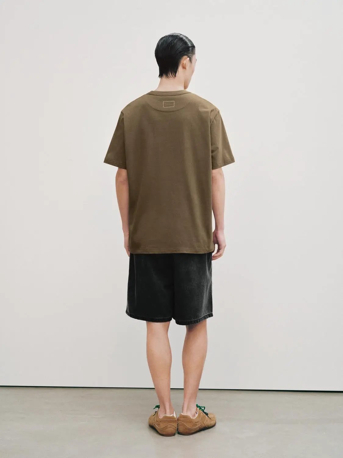 Oversized Crew Neck Short Sleeve Cotton T-Shirt
