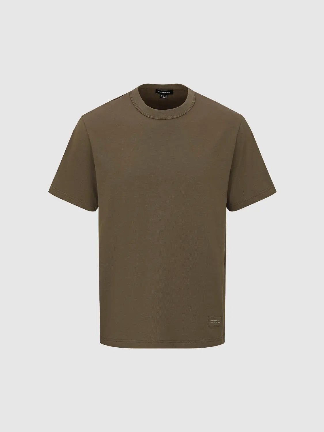 Oversized Crew Neck Short Sleeve Cotton T-Shirt