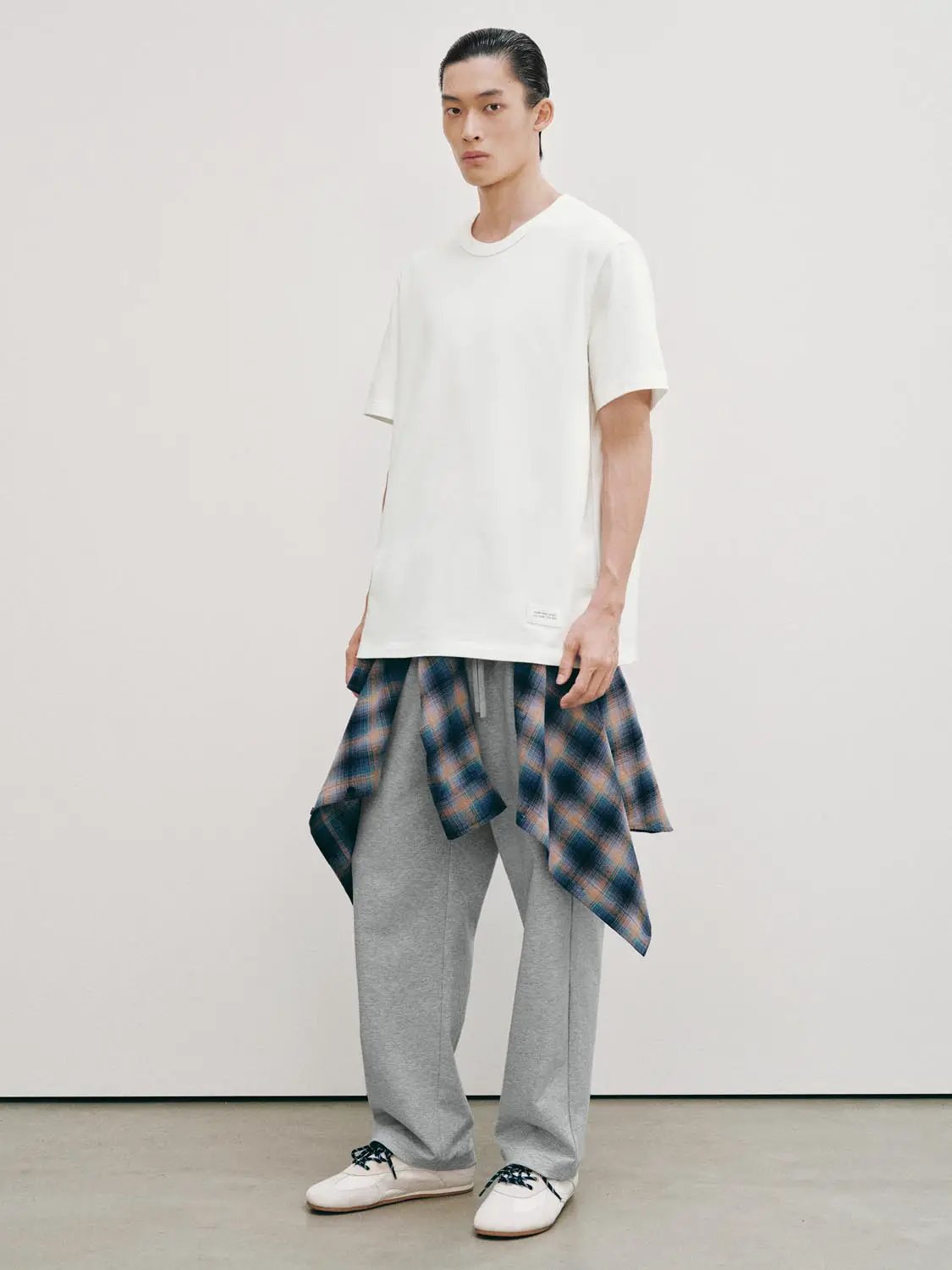 Oversized Crew Neck Short Sleeve Cotton T-Shirt