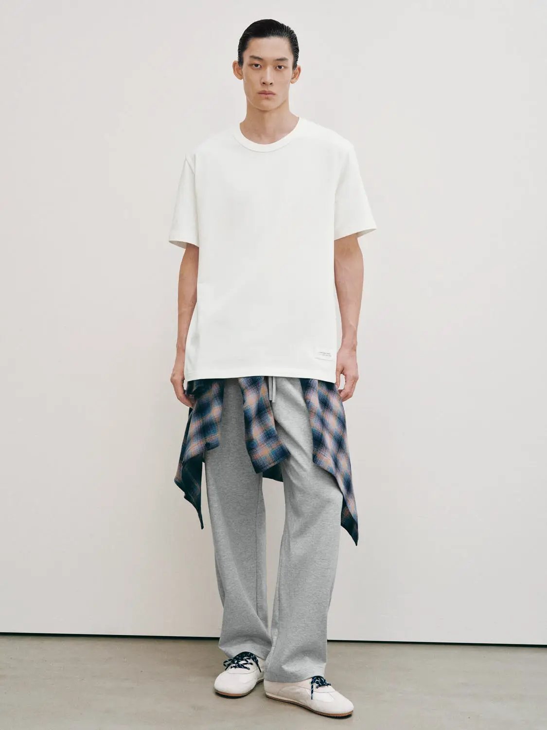 Oversized Crew Neck Short Sleeve Cotton T-Shirt